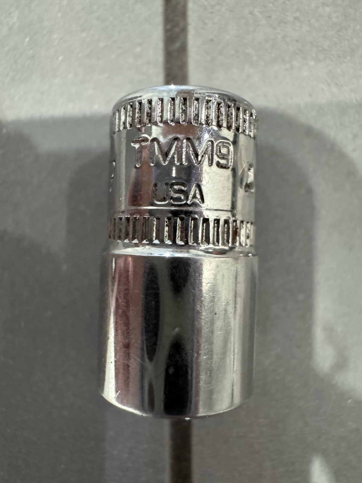 Snap-On 1/4″ Drive 9mm Shallow Socket- 6 Point – TMM9 – Made in USA