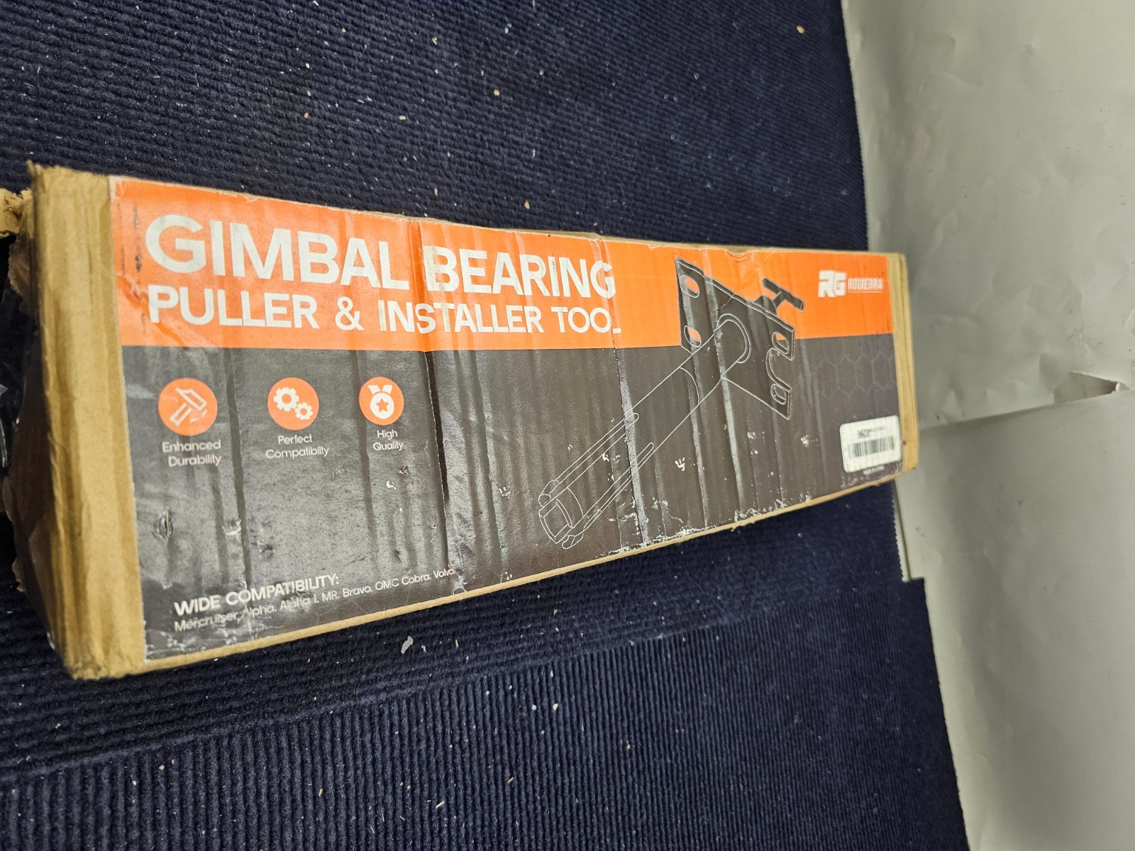 ROGIERRA Gimbal Bearing Puller & Installer Tool, Heavy-Duty Carbon Steel Black