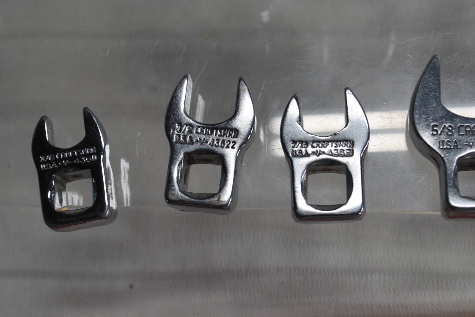 Mixed Set Snap On & Craftsman 11 Piece Flare Nut Crow Feet Set FCO-24
