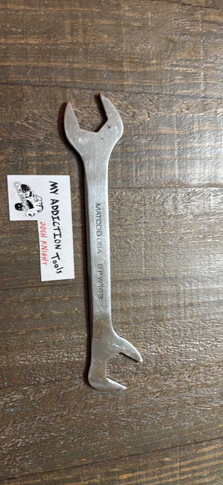 MATCO 1” slim profile 4 way angle wrench SPW143 no owner markings