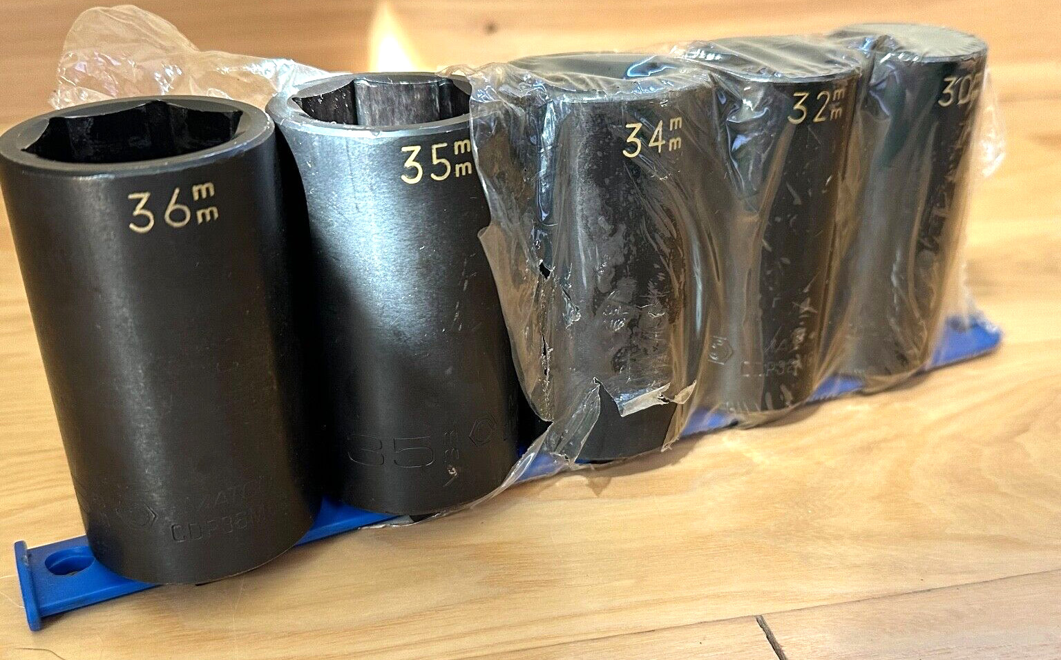 MATCO Tools 30mm – 36mm Deep Well 1/2″ DR IMPACT Socket Set Lot Metric 6-Point