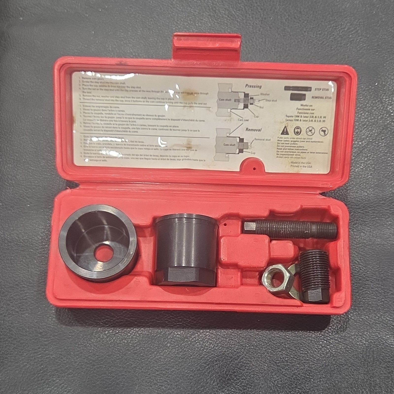 Mst6551 Toyota And Lexus V6 cam Seal Remover And Instaler.