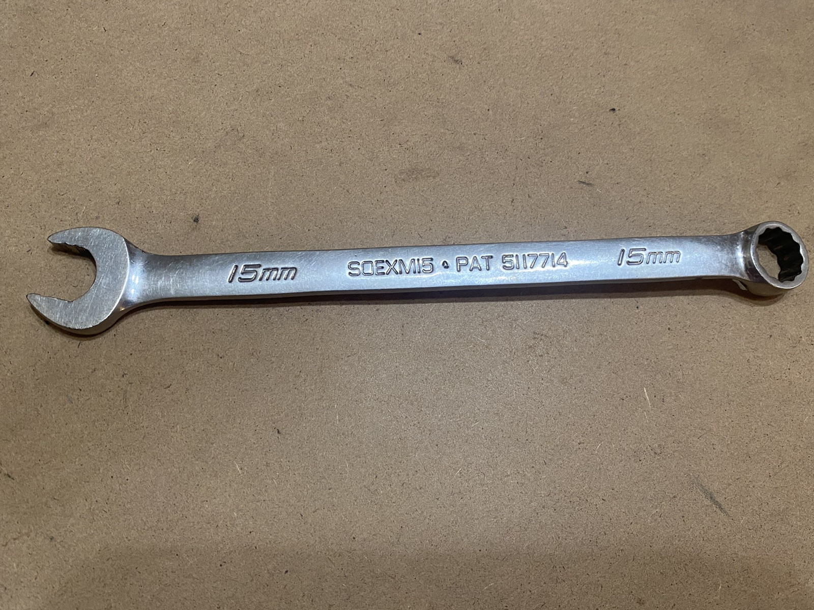 Snap On Tools SOEXM15 15MM Flank Drive Combination Wrench 12 Point