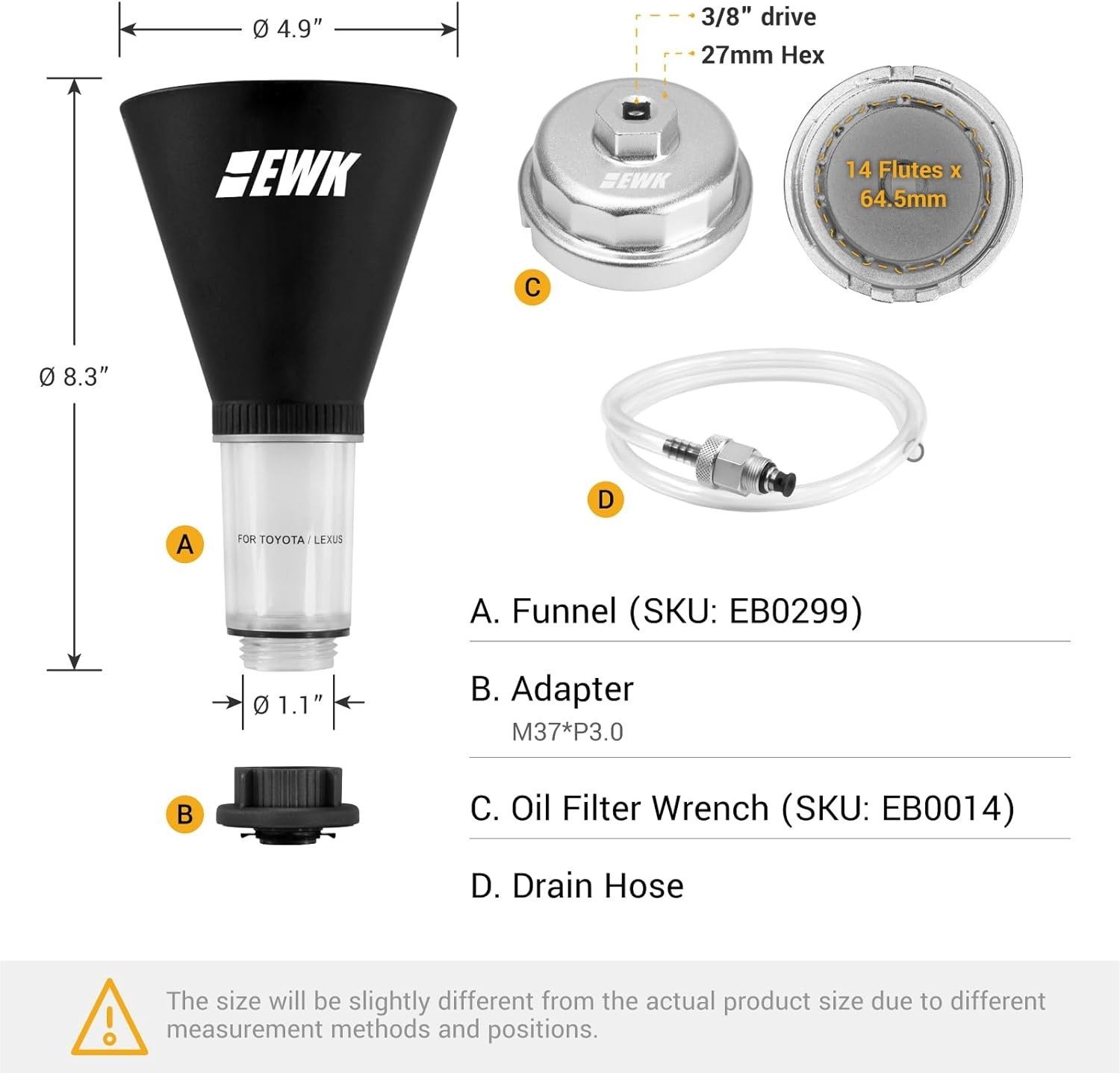 Complete Oil Change Kit for Toyota & Lexus**/-