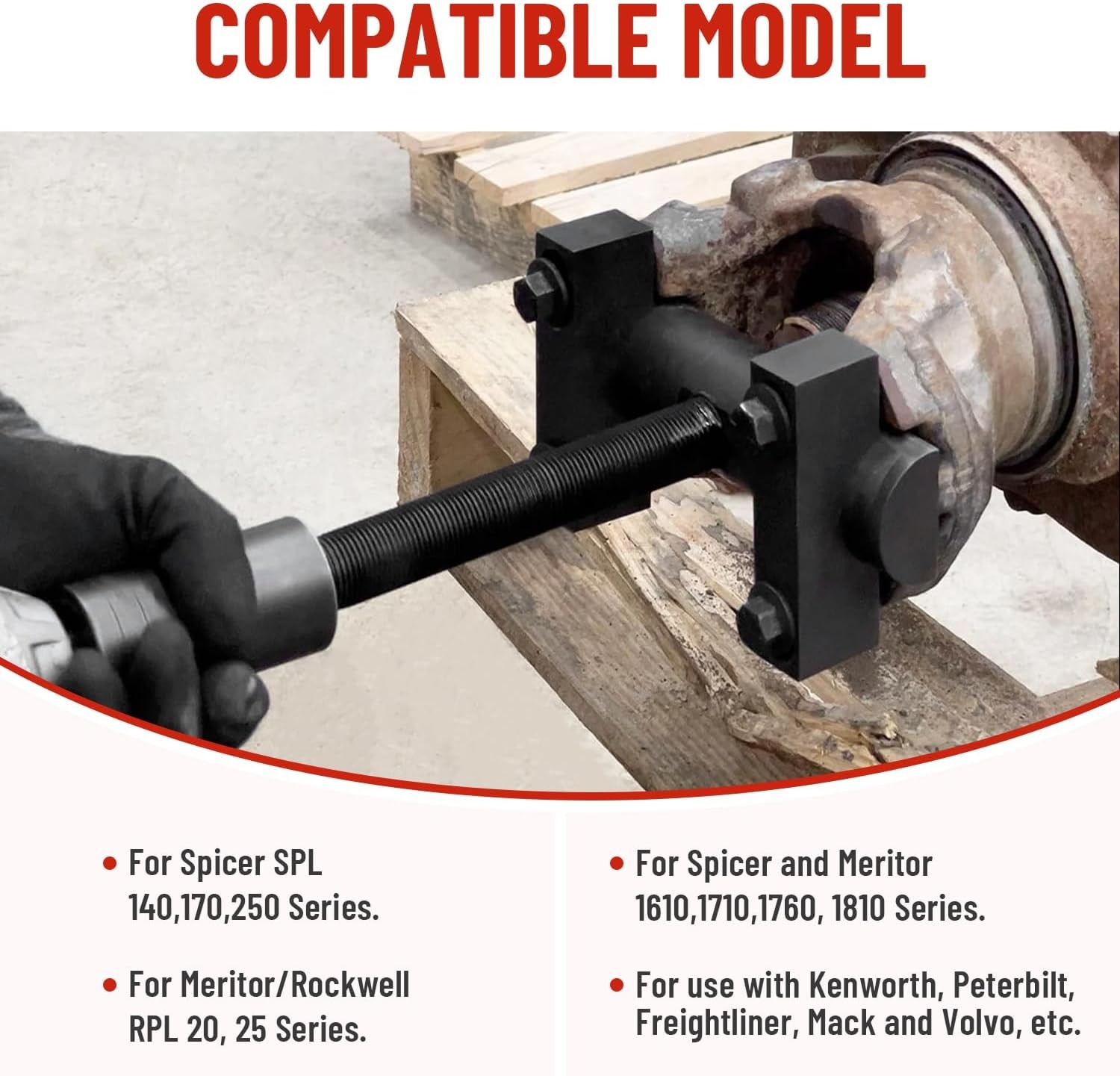 10803 Heavy Duty Yoke Puller Tool For Semi Trucks, Class 6-8 Trucks & Equipment