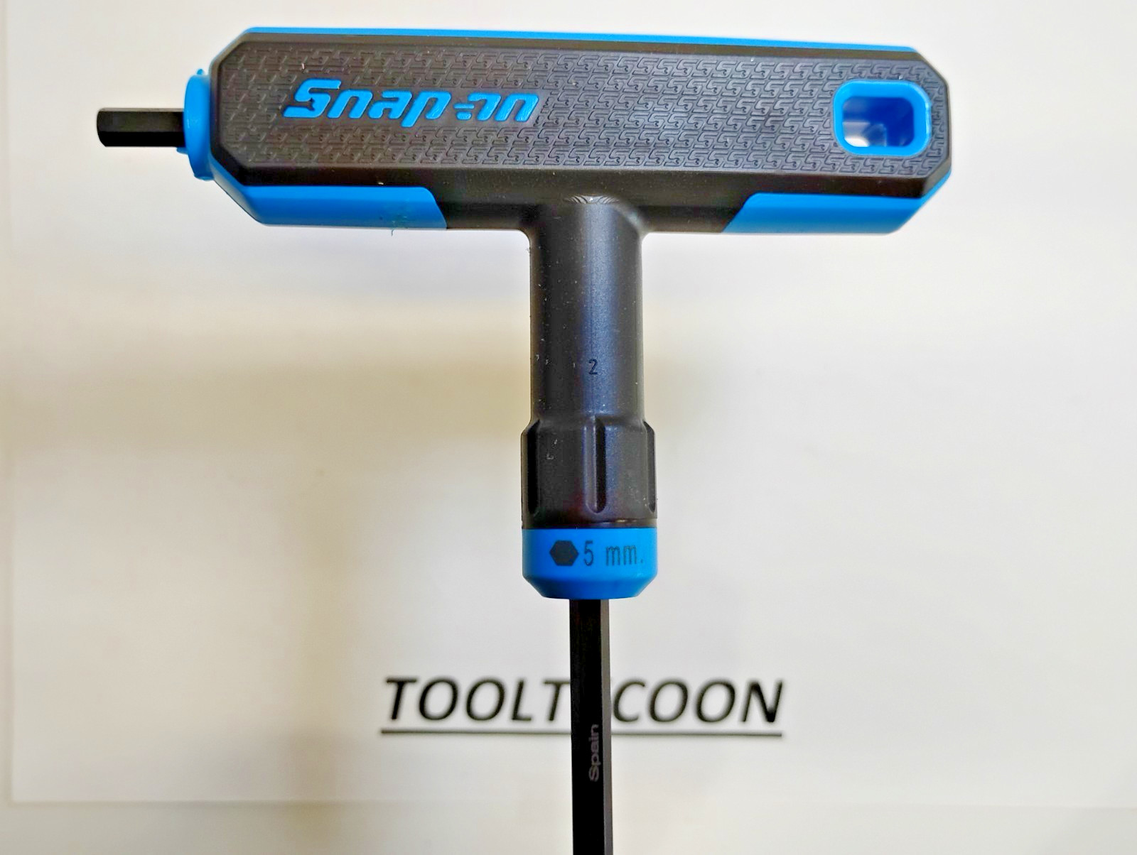 Snap-on Tools NEW 5mm METRIC Soft Grip T-Shaped Combo Hex Wrench AWSGM5A