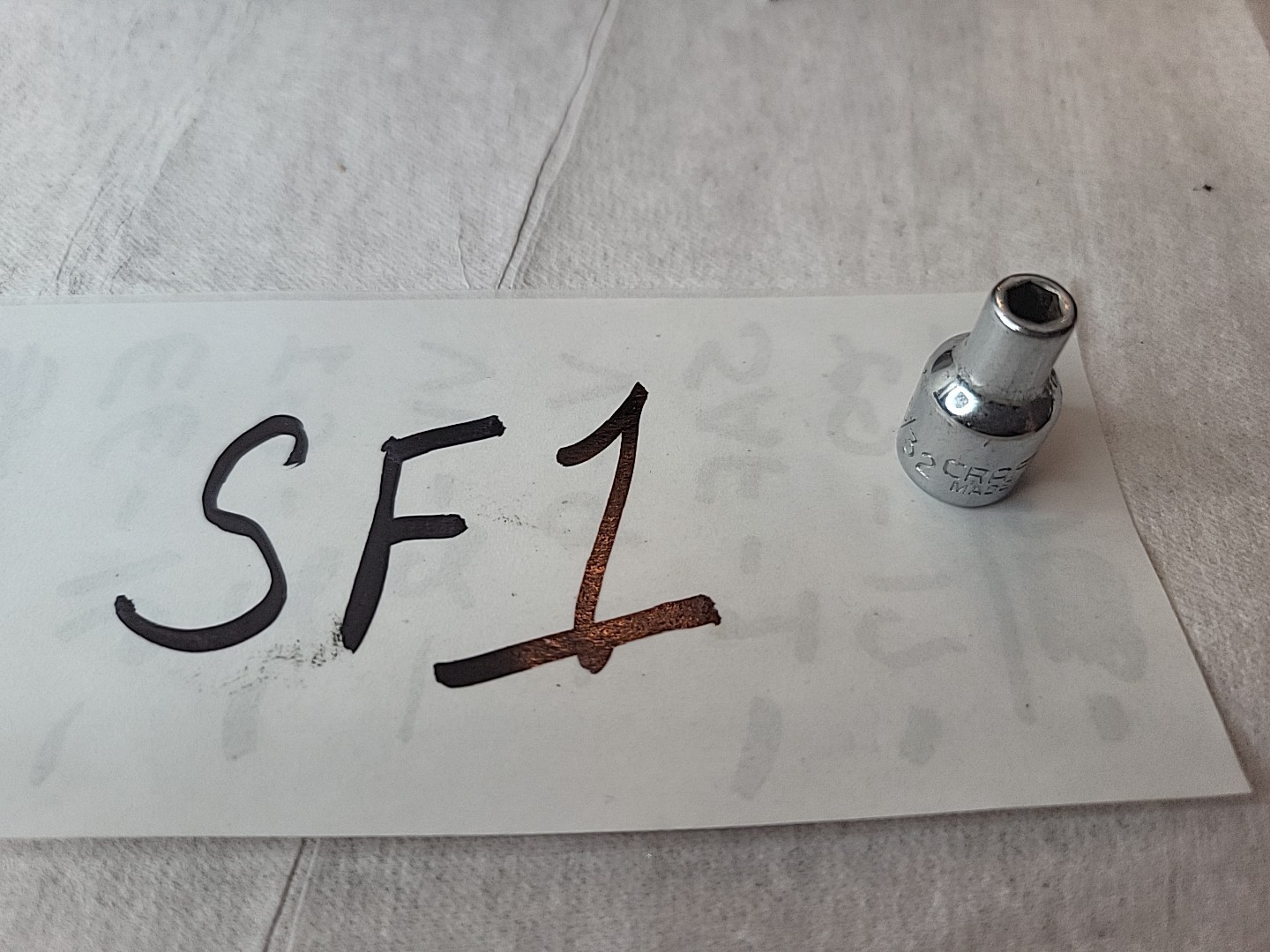 Craftsman 43481 5/32″ Socket 6 Point 1/4″ Drive EE USA