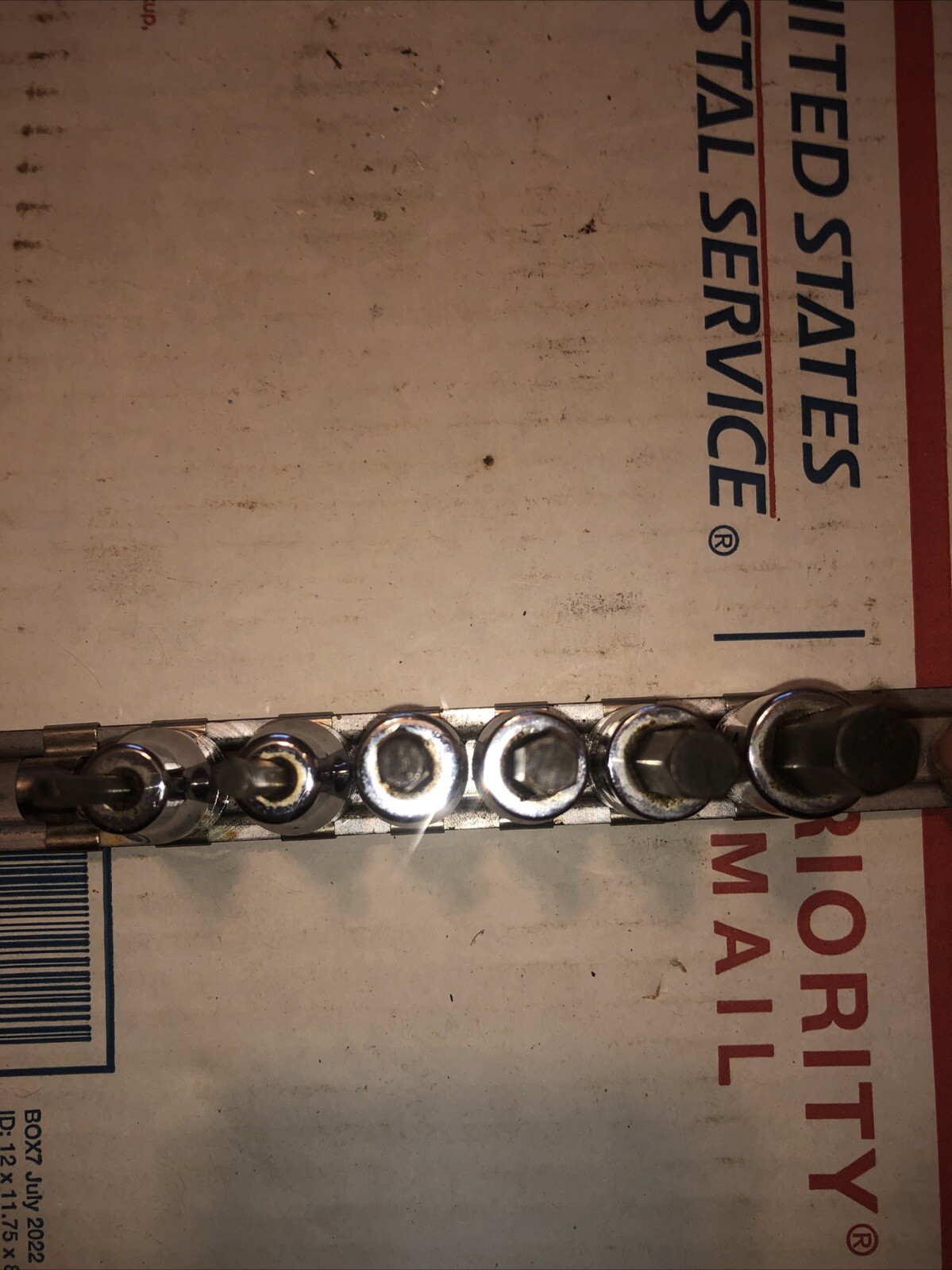 Snap On 3/8″ Dr Standard Hex/Allen Bit Socket Set 6 Pc (9/64″-3/8″) USA
