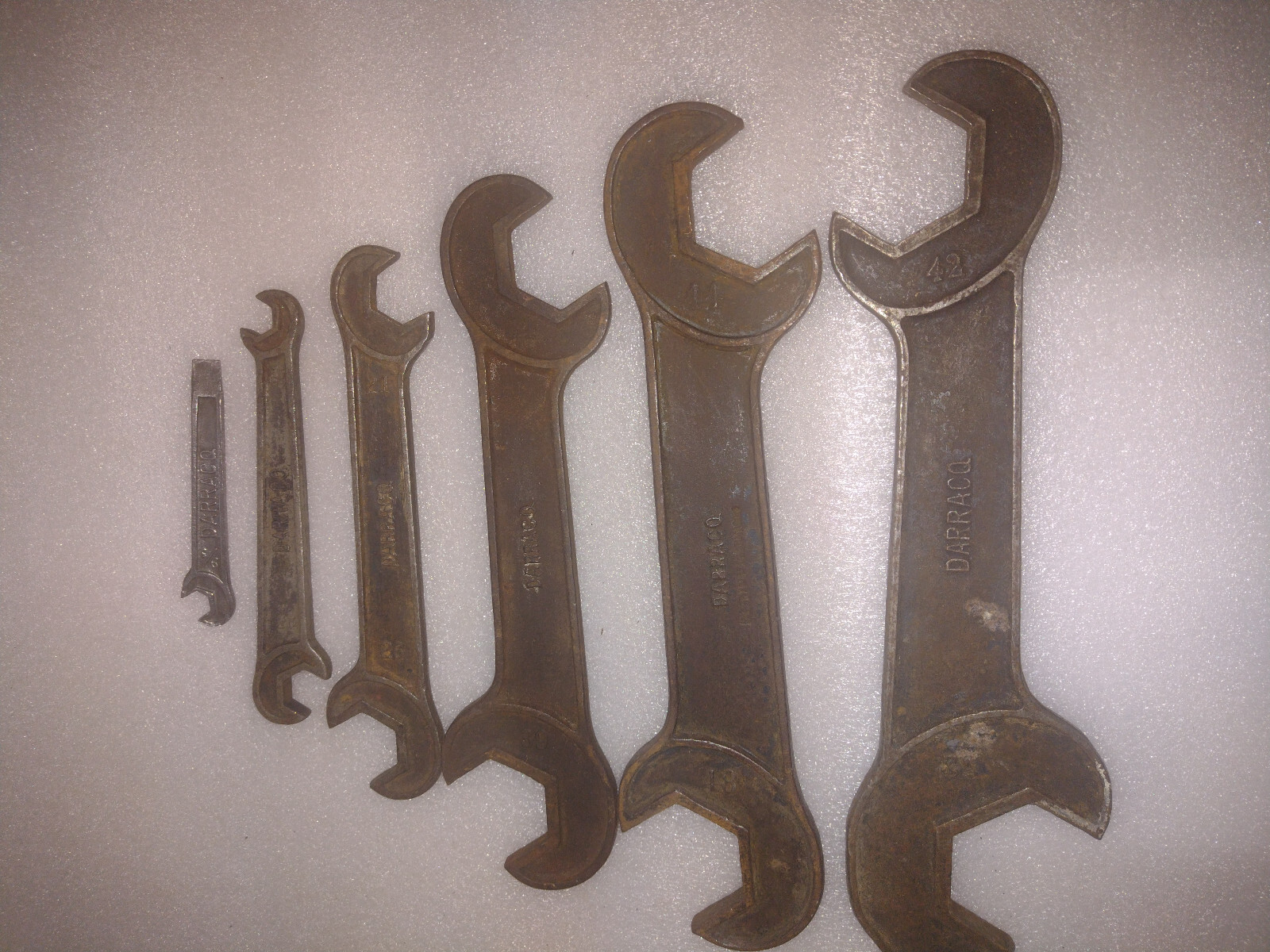 DARRACQ Wrenches Spanners Vintage 1900’s Rare for Classic Vehicles Automotives