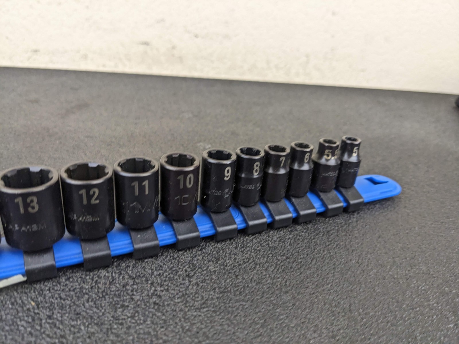 #bp108 Matco Tools NEW SAPMA12R 1/4″ Drive Pro Non Slip Impact Socket Set Metric