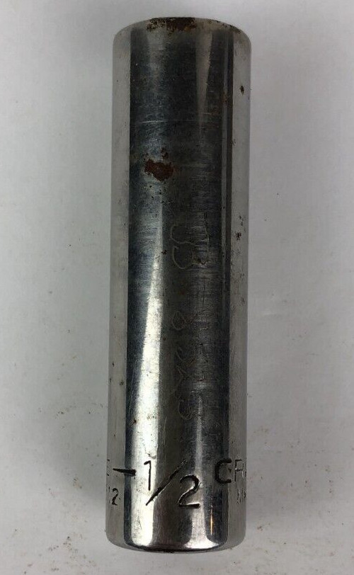 Craftsman 1/2″ 12 Point 3/8″ Drive Deep Socket EE 43312 Made In USA