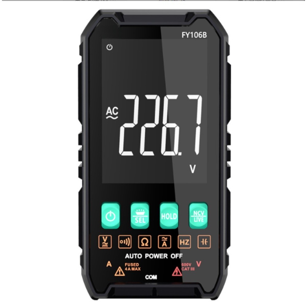 106B Ultra Thin Digital Multimeter with Large LCD Screen for Indoor Outdoor Use