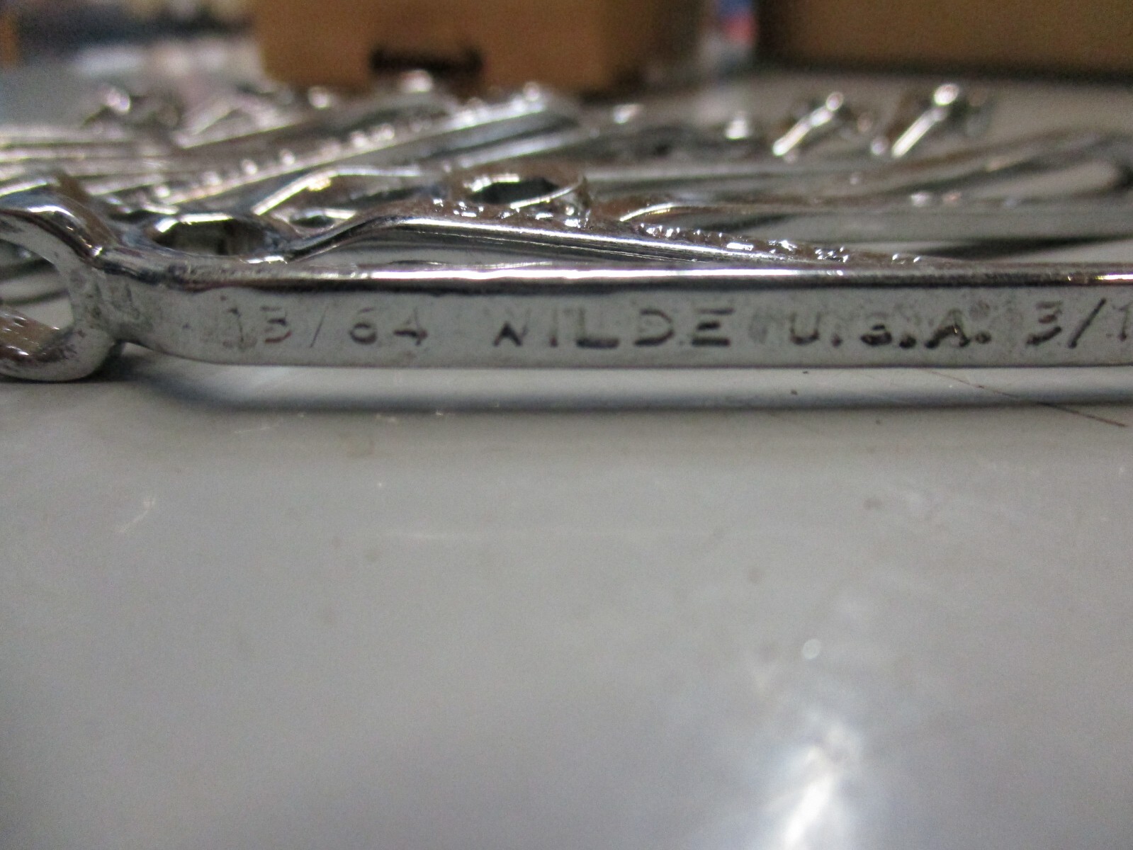 Made In U.S.A., New, Free Ship, 20 Count, Wilde 13/64 & 3/16 Box End Wrenches