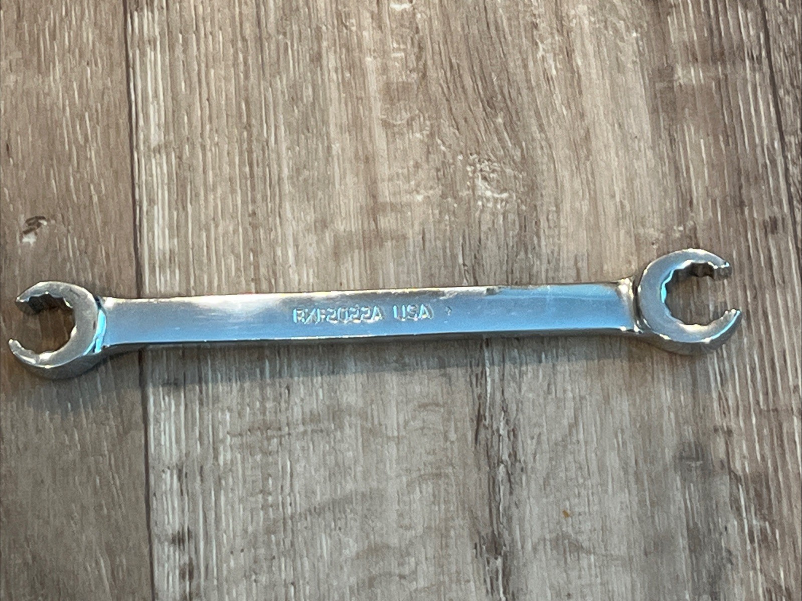 Snap On 5/8″-11/16″ 6PT SAE Chrome Flare Nut End Wrench RXFS2022A