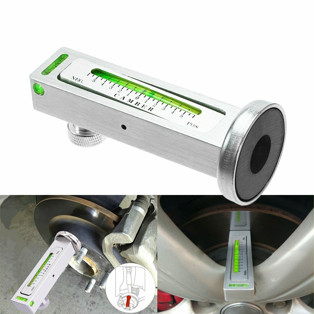 Adjustable Magnetic Gauge Tool Camber Castor Strut Wheel Alignment Fit Truck Car