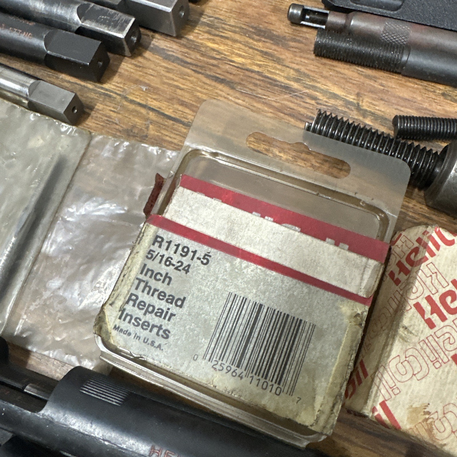 Vintage Heli-Coil Thread Repair Lot – STI Taps, Drivers & Assorted Inserts