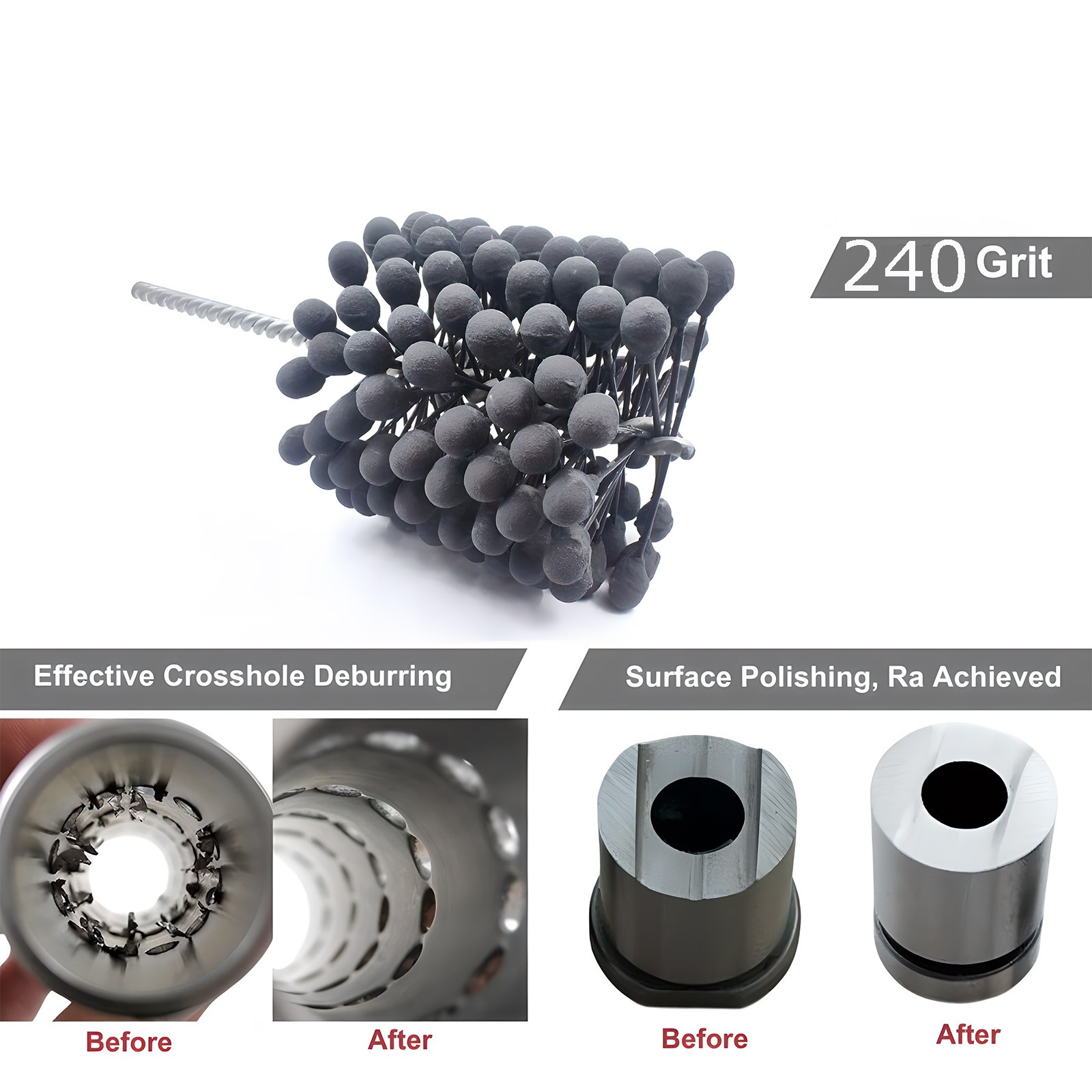 3-1/2″ Engine Cylinder Hone Polish Ball 240 grit 83mm to 89mm bore