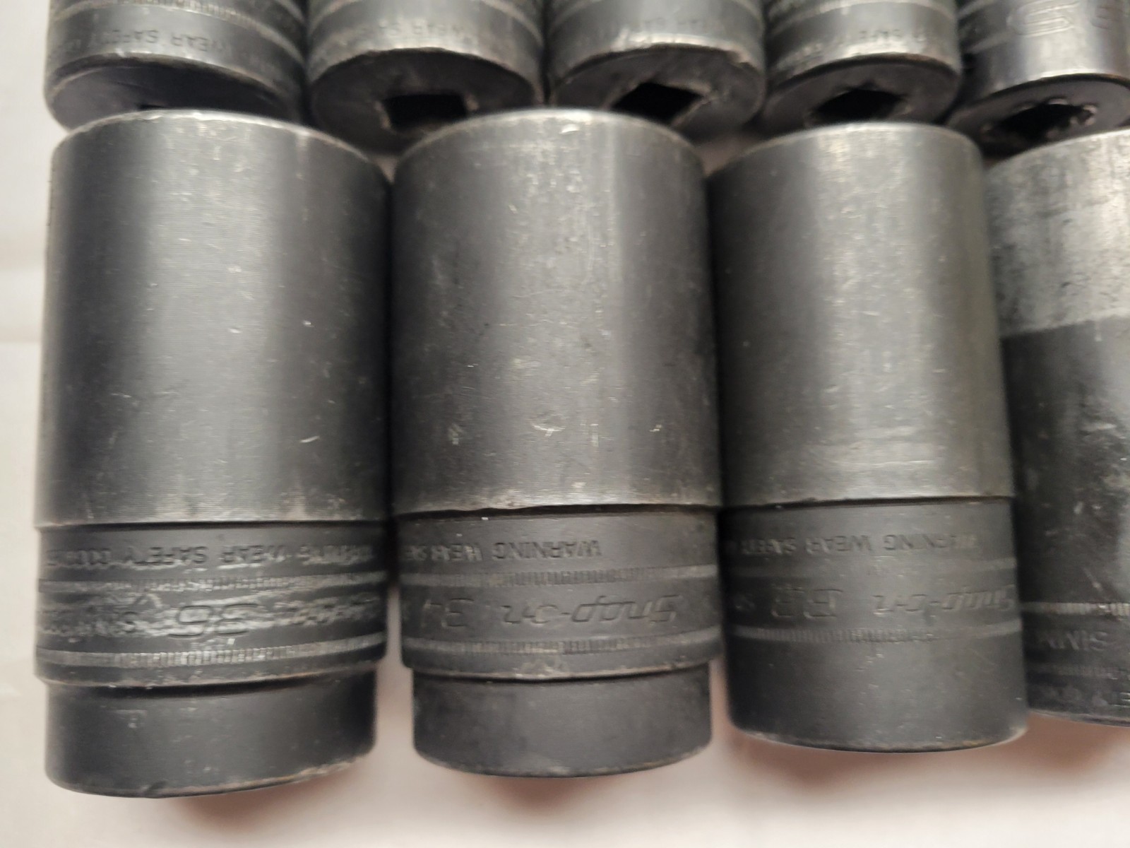 Snap On 20pc 1/2 Drive Impact 6pt Deep Socket Set SIMM METRIC SERIES