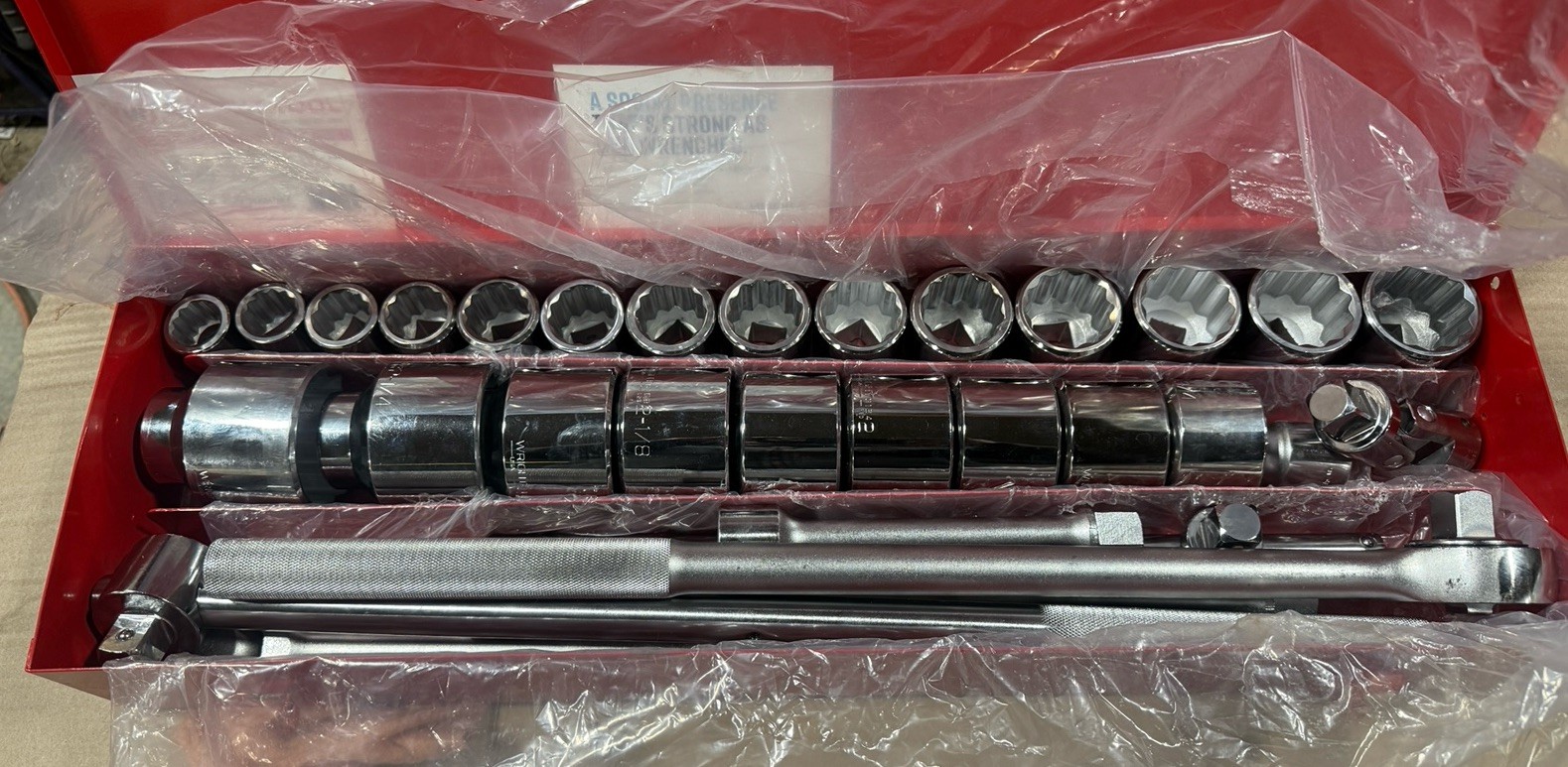 Wright Tool 31pc 3/4″ Drive Standard Socket Set 12pt 7/8″-2-3/8″ 631 USA NEW