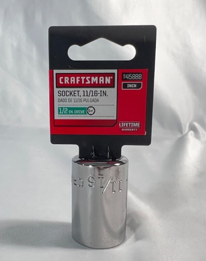 NEW Craftsman Socket 3/8 & 1/2″ Drives 6 &12 pt Choose Size Metric / SAE