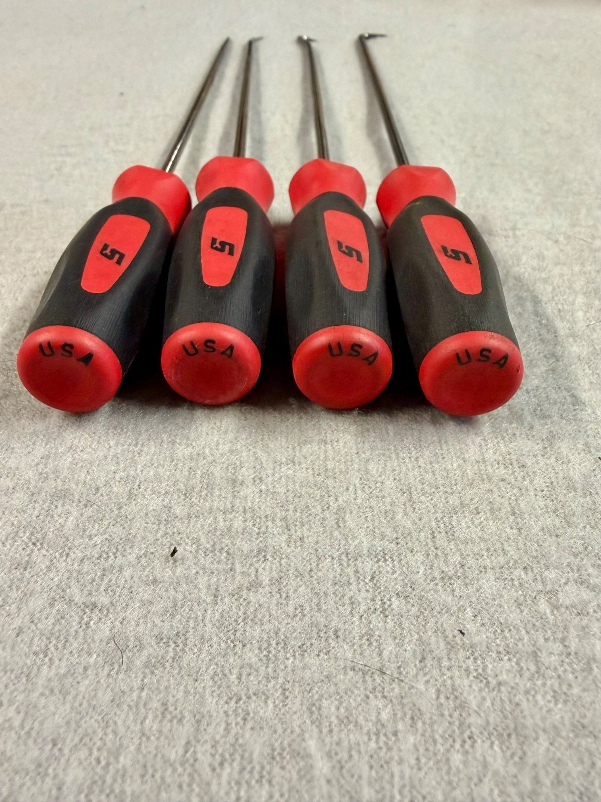 Snap-on Mini Pick Set Short SGASA204CR Long SGLASA204CR 8pc Hook O-Ring Tools