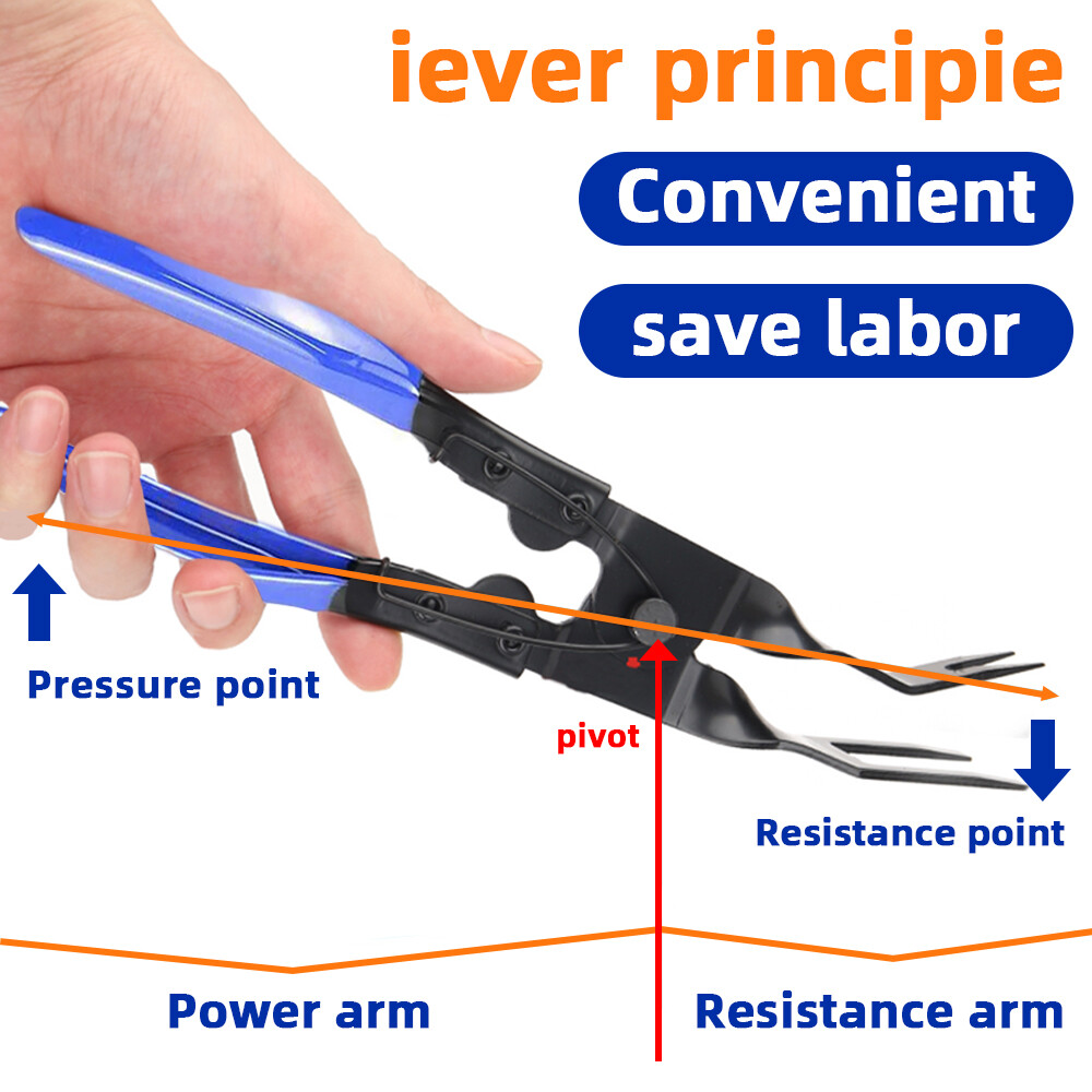 Fastener Car Trim Clip Upholstery Removal Tool Door Panel Fastener Pliers Puller