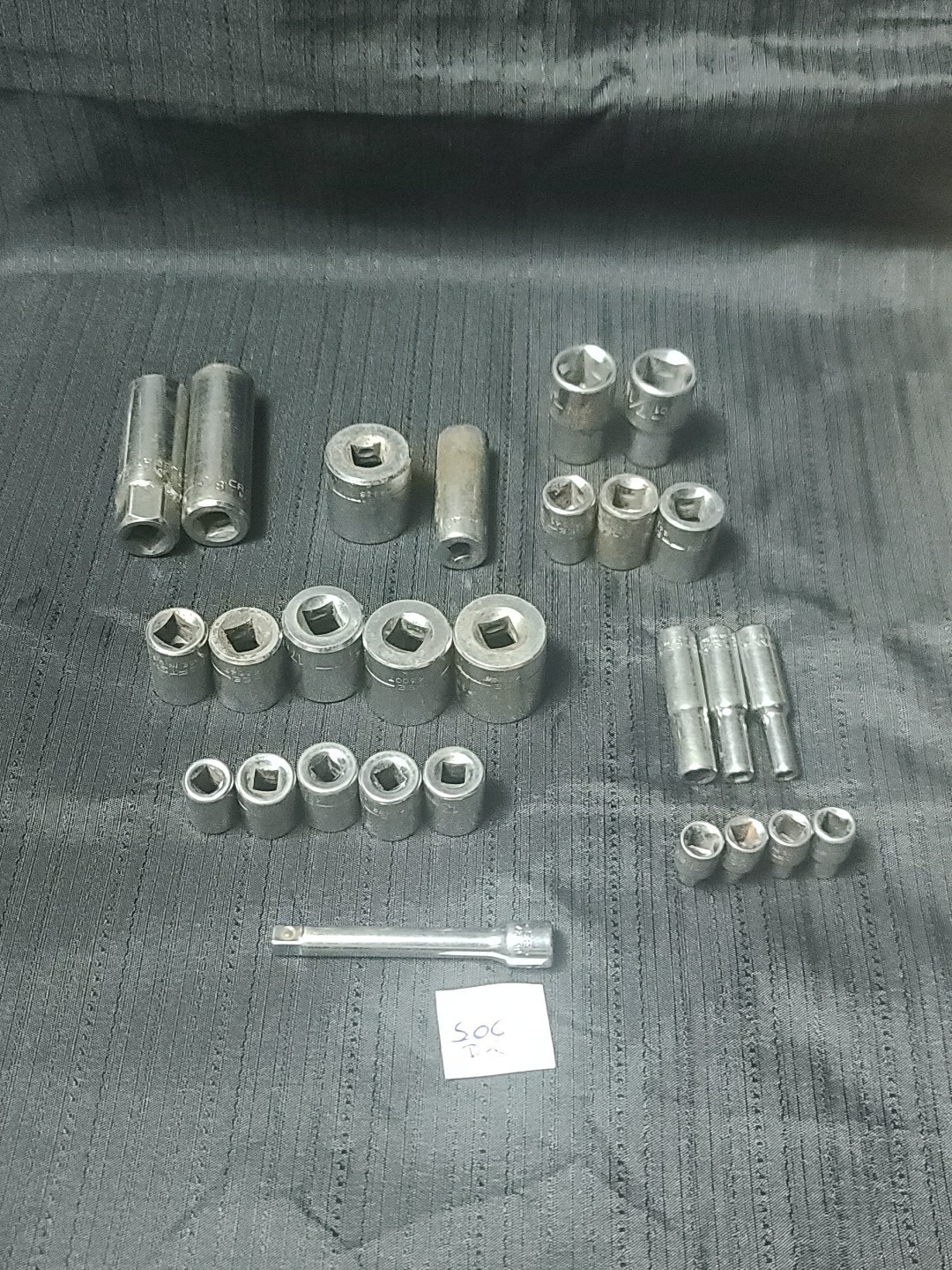 Craftsman Assorted Bundle/ Lot Sockets Mult Dr Sizes Series -EE- Vintage