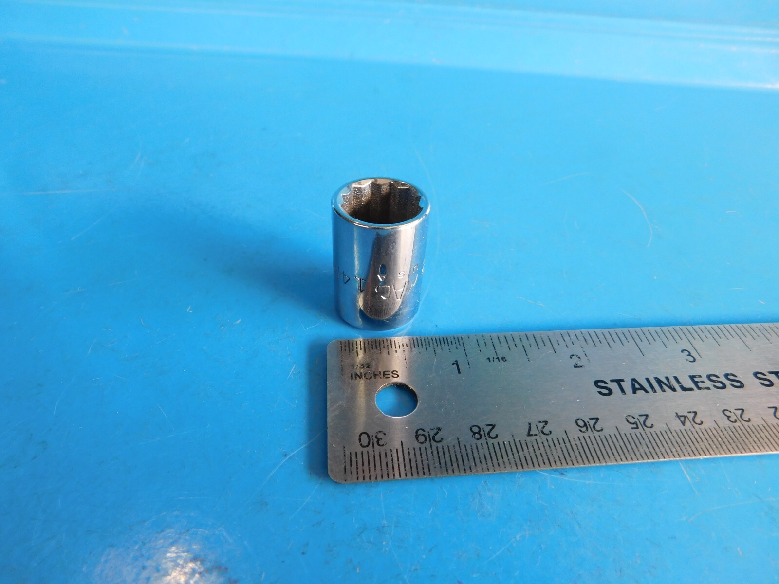 USED,MAC TOOLS » 14MM » 3/8 IN. DR. SHORT 12 POINT SOCKET, PART #X214MM