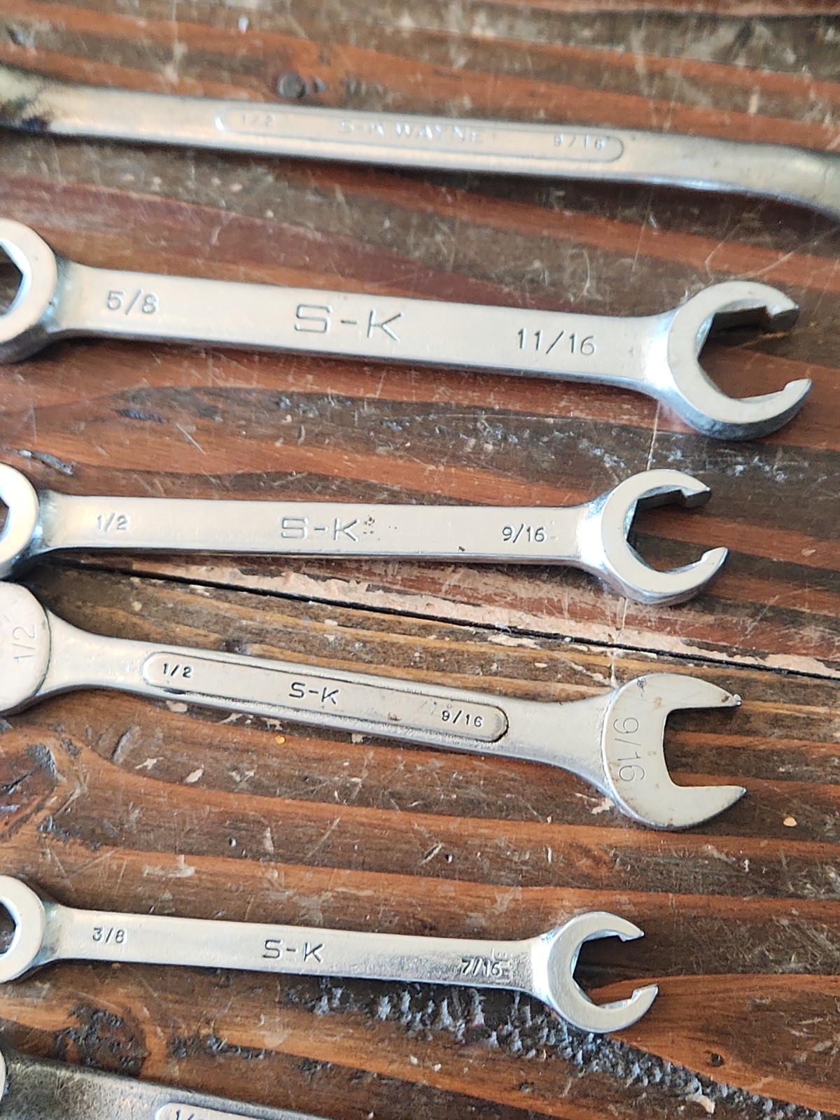 Lot Of 14 SK-Wayne Ratches And Wrenches. Mostly Sk