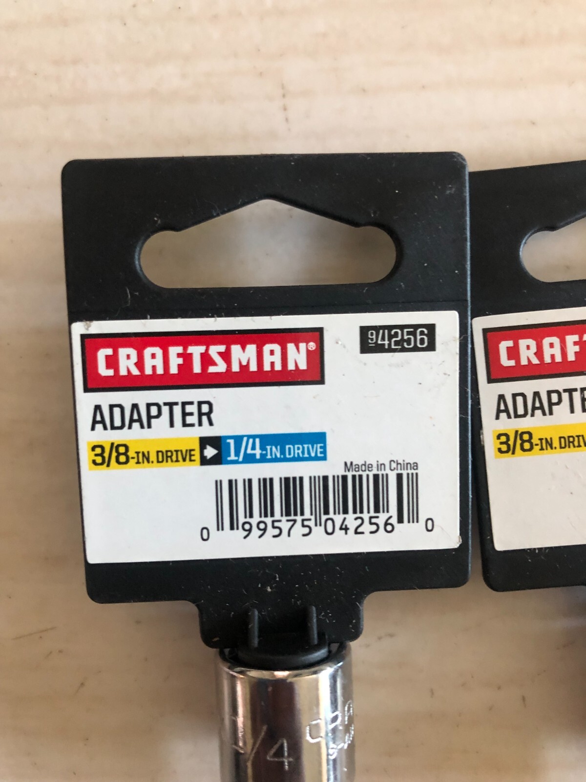 Craftsman 3/8 Inch Drive To 1/4 Inch Drive Socket Adapters New 4256 SET OF 3