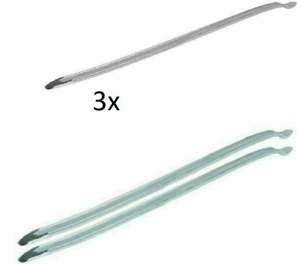 3 Three 24 in. General Purpose Tire Iron, Pry Bars With Curved Spoon End