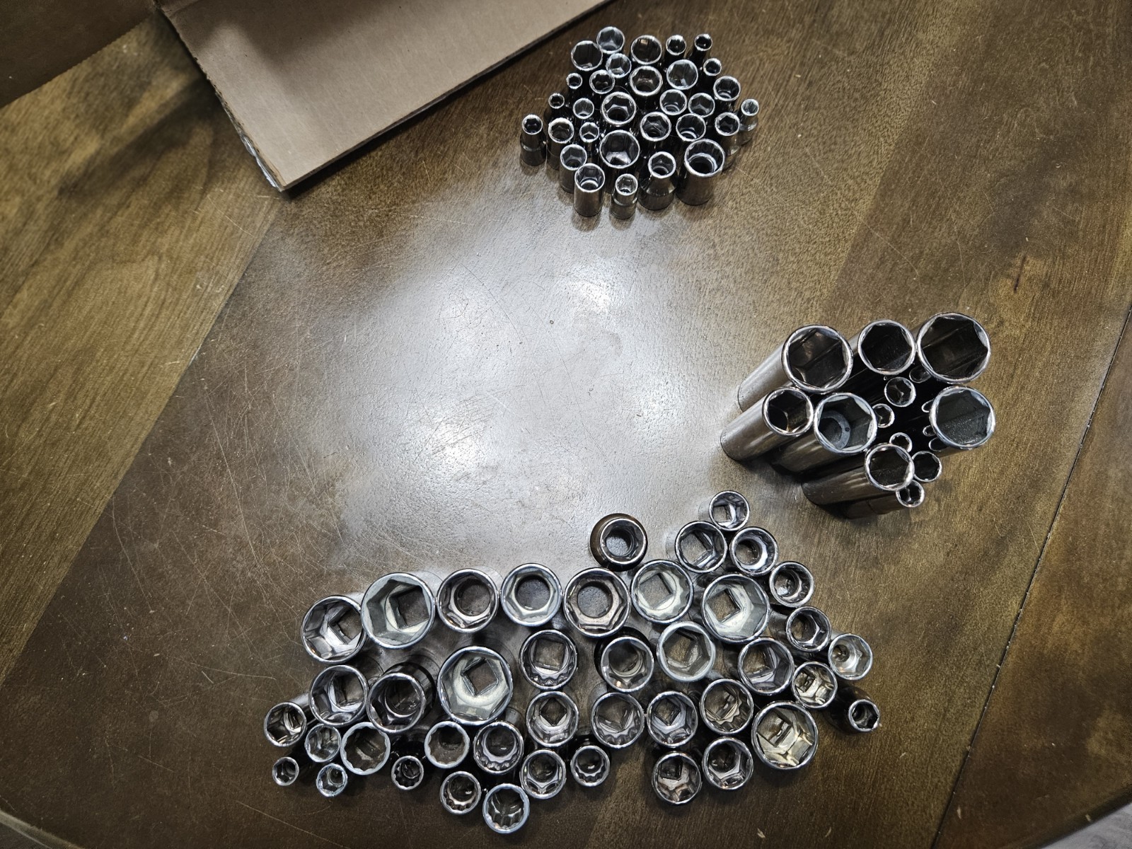 Craftsman 12, 8, 6 Point Deep And Shallow Socket Lot Set USED (84)
