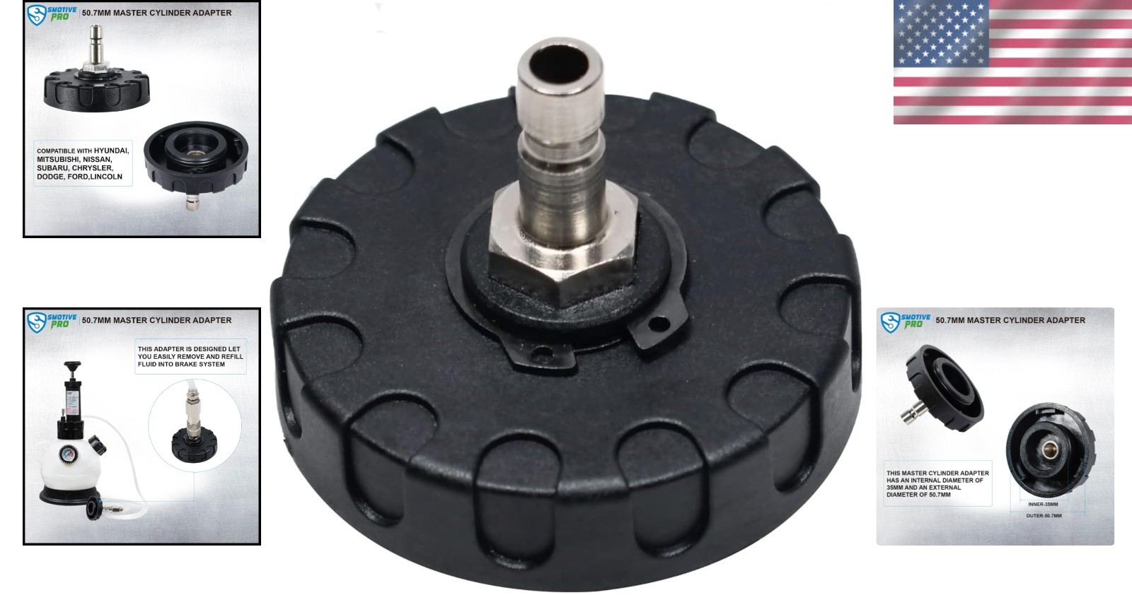 Universal Brake Fluid Refill Adapter for Auto Maintenance