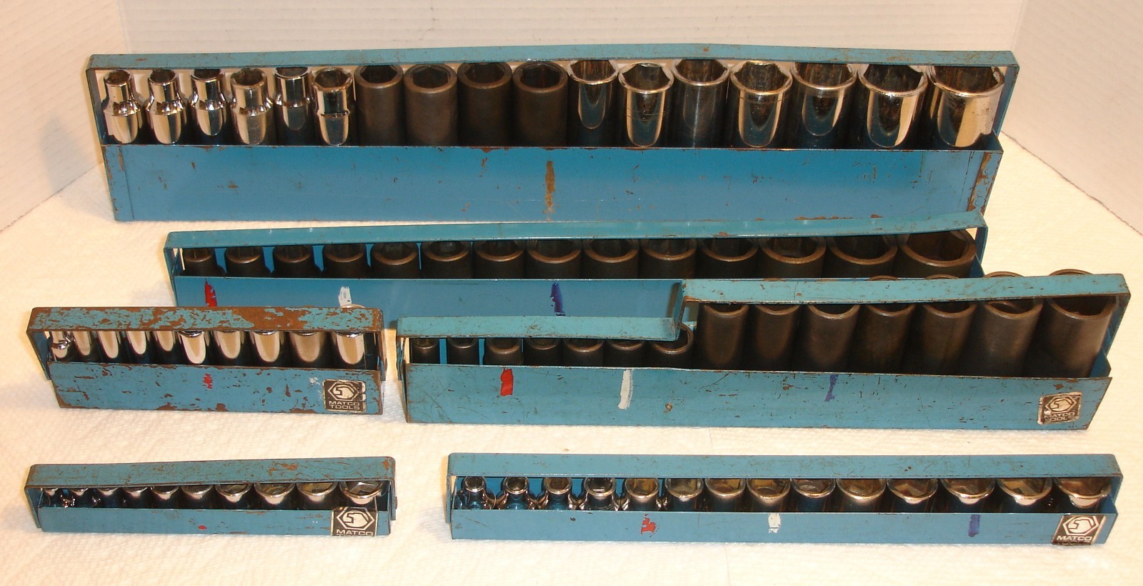 79 pc Matco Metric Socket Set * 1/4″ 3/8″ 1/2″ dr * deep shallow * chrome impact
