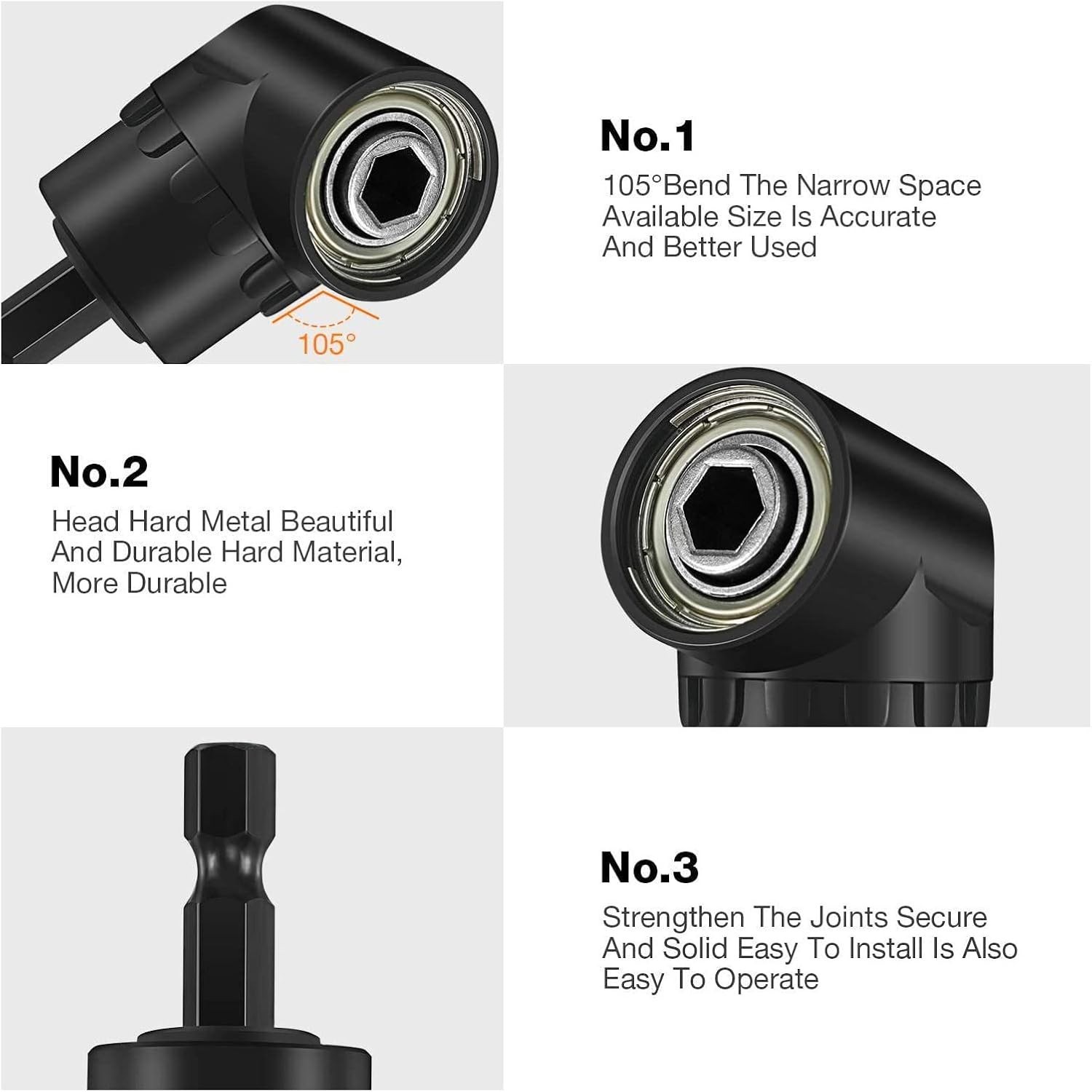 Heavy-Duty Impact Socket Adapter Set – Converts Drill to Versatile Socket Driver