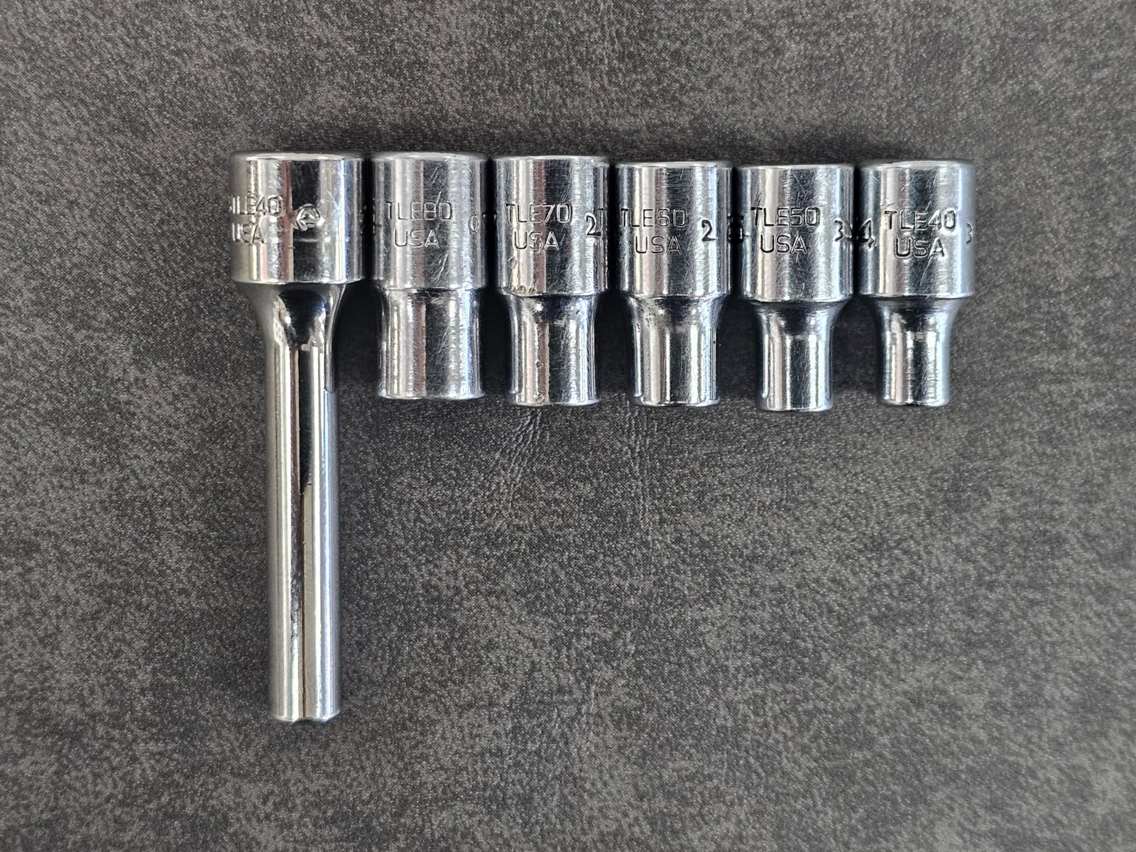 Snap-On 12pc Torx Combination Drive E4-E20 Shallow Socket Set 1/4″ 3/8″ 1/2″
