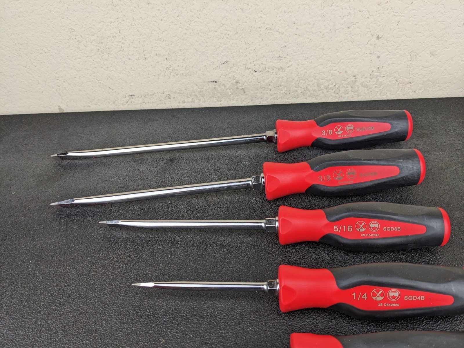 #bp421 Snap-On NEW Instinct Soft 16pc Screwdriver Set Pro-Fi Foam SGDX160BFR