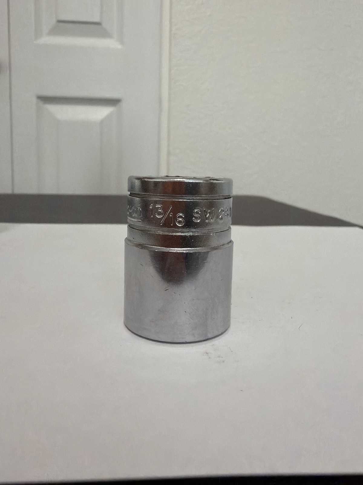 Snap On – 1/2″ Drive SW-261 13/16″ 12Pt SAE Shallow Chrome Socket – SW261