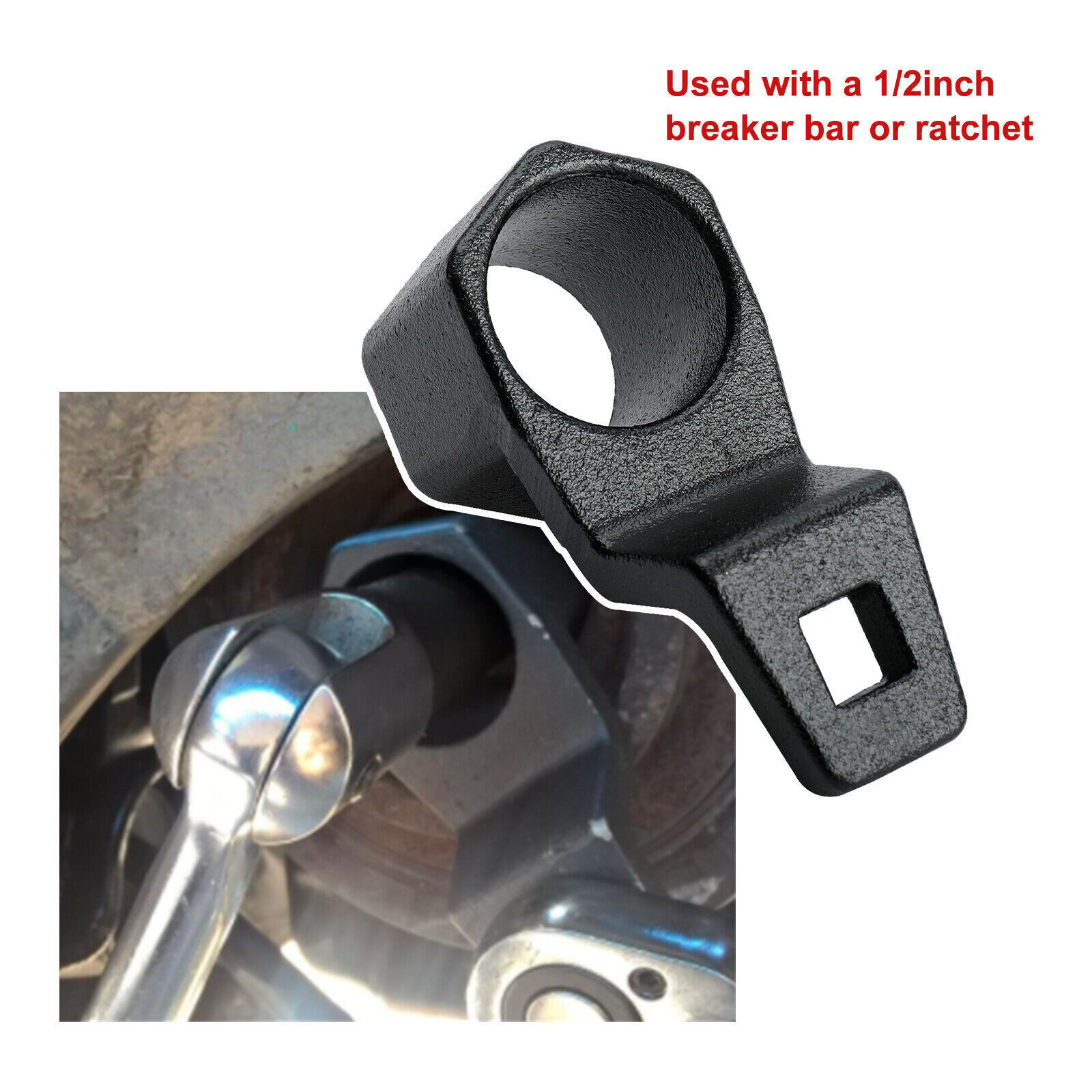 50mm Damper Crankshaft Crank Pulley Remover Tool For Honda Acura Drive 1/2″Sq
