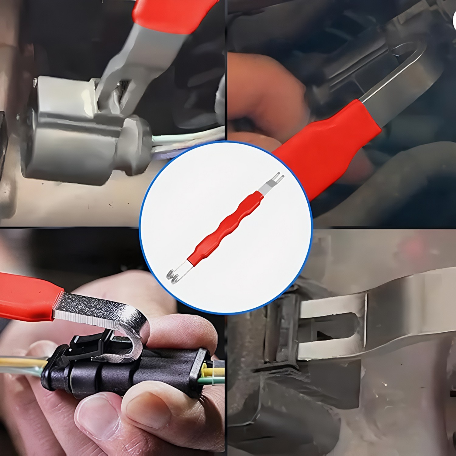Automotive Electrical Connector Removal Tool 2 in 1 Terminal Pin Extractor Set