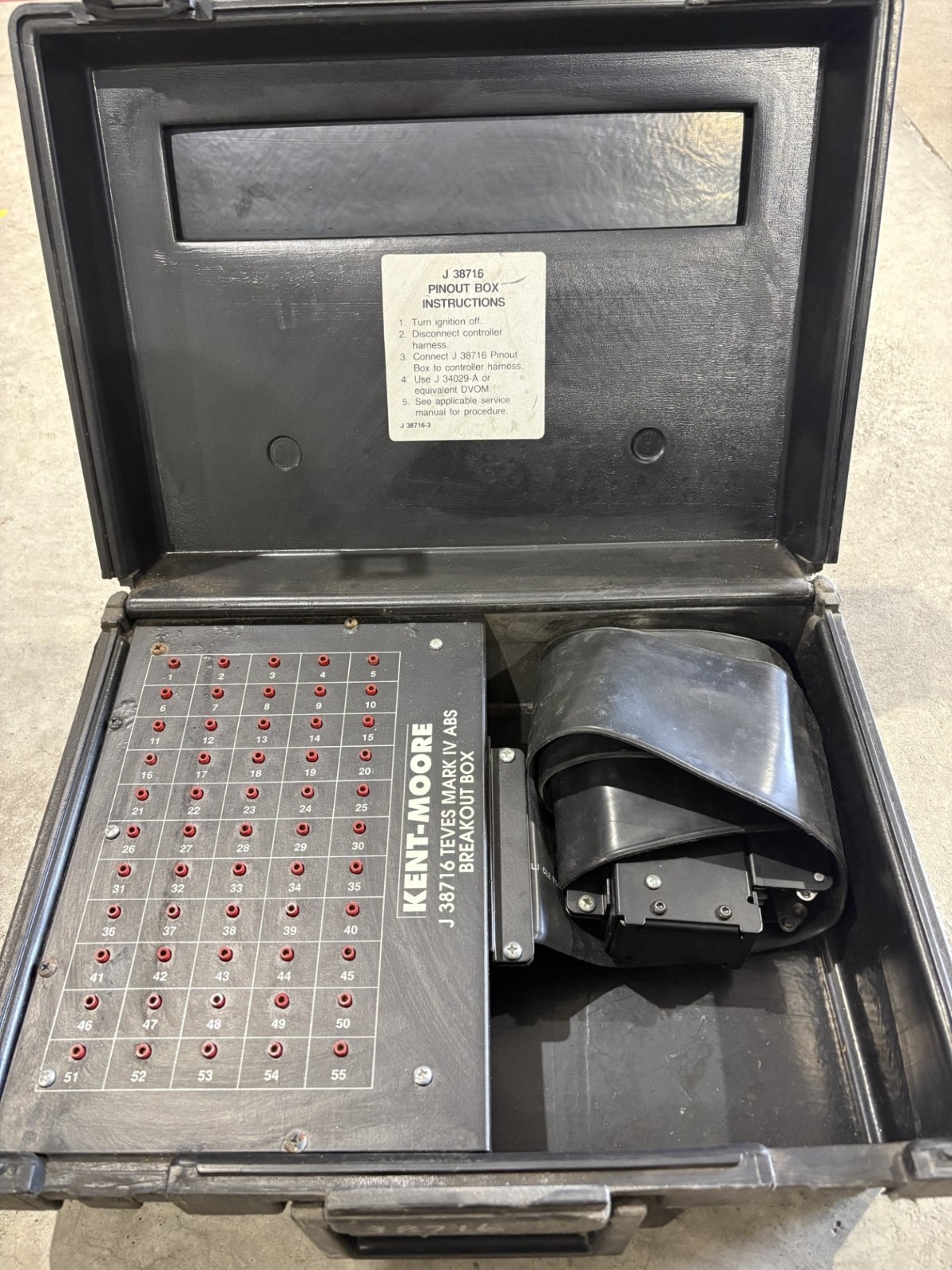 Kent Moore J-38716 Teves Mark IV ABS Breakout Box