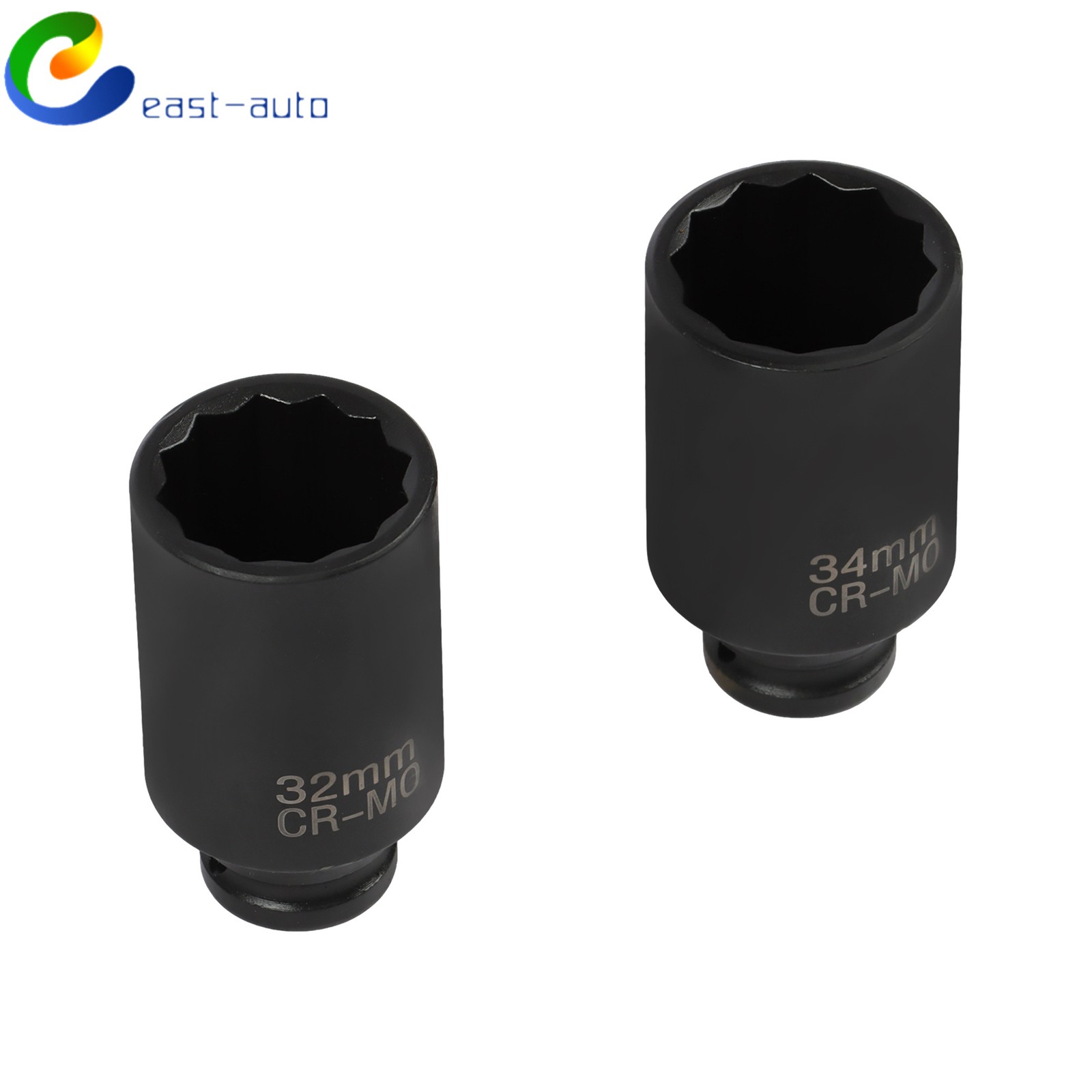 8Pc 12 Point Axle Nut Socket Set 1/2″ Drive For Toyota BMW Mercedes-Benz 29-39mm