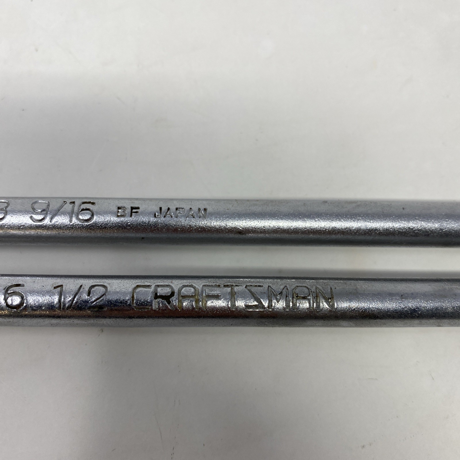 Craftsman 2 Piece 1/2 Inch & 9/16 Inch Distributor Wrench Set BF Japan