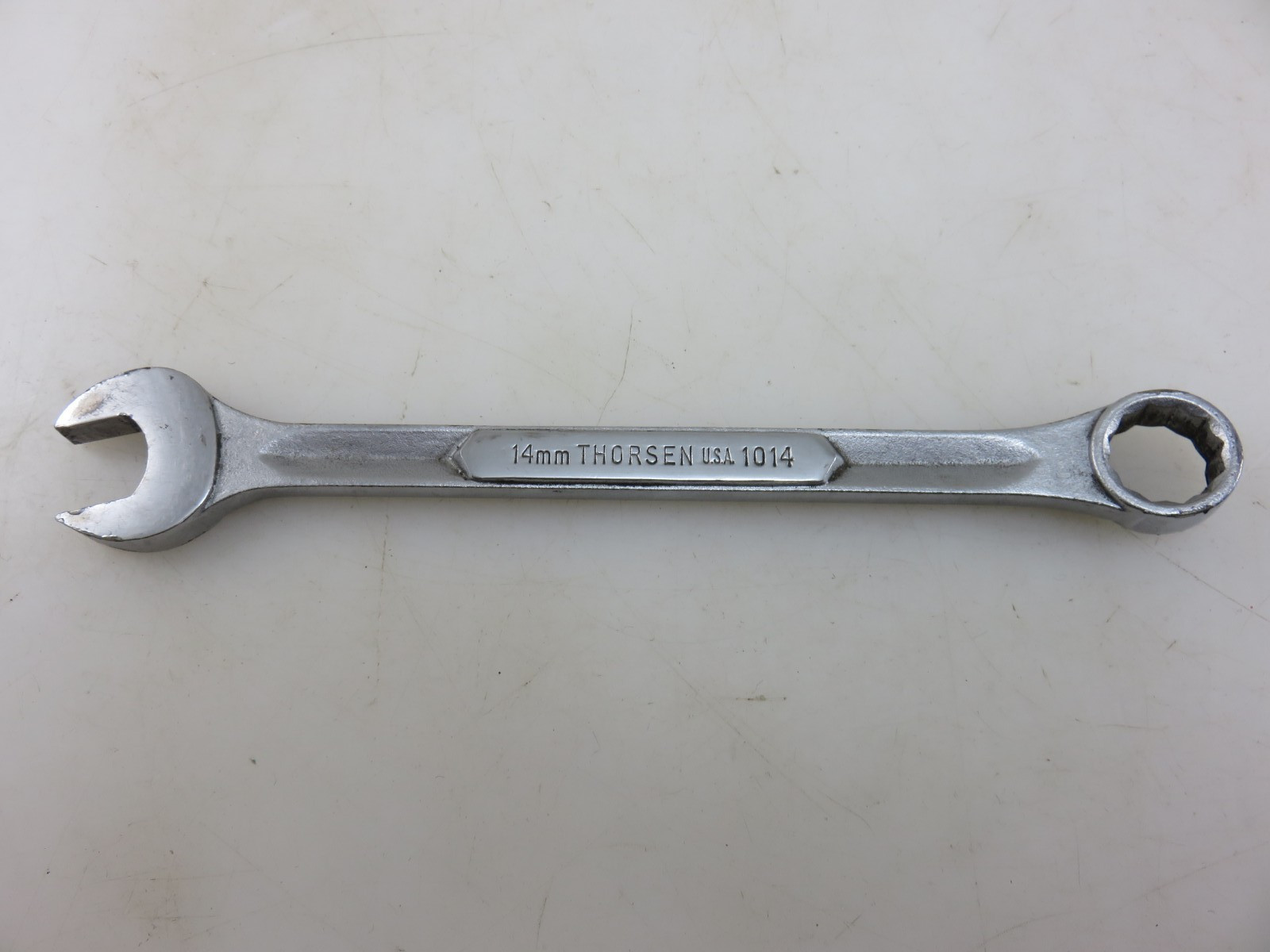 Thorsen 1014 Metric Combination Wrench 14mm 12pt 7.25″ Long Vintage Made In USA