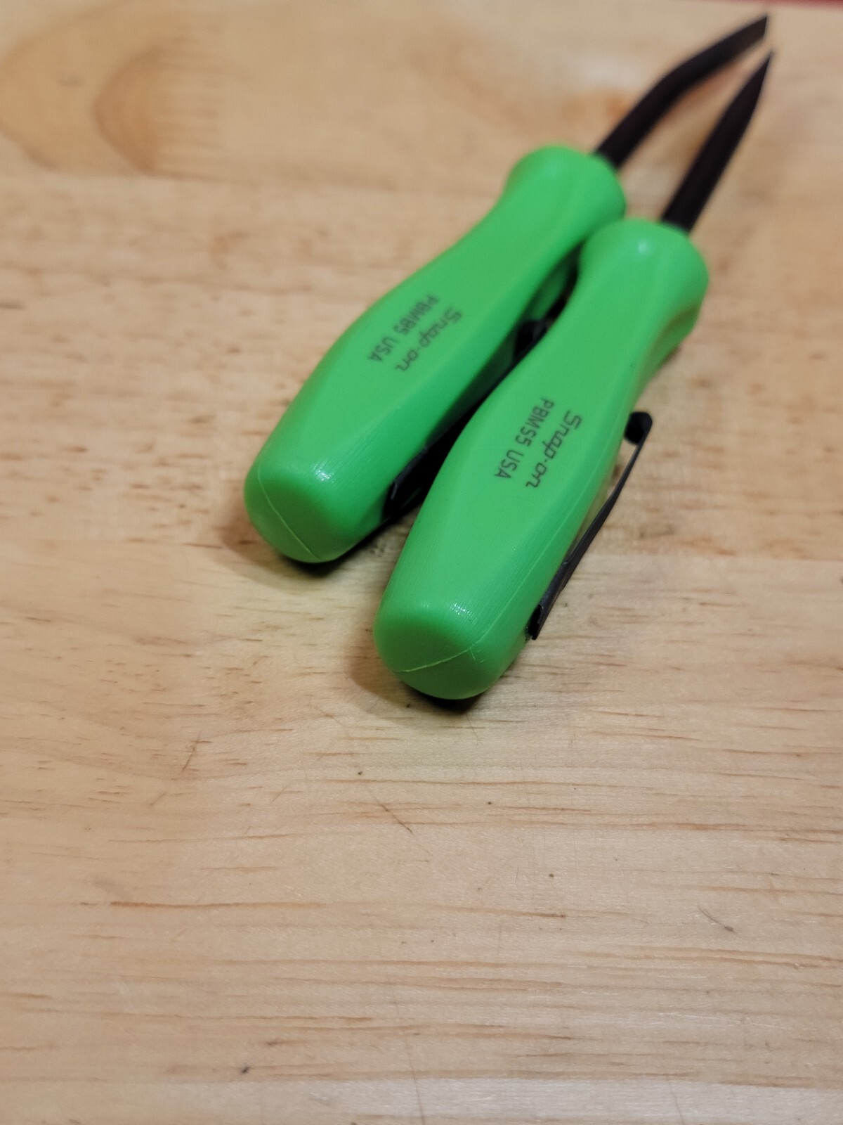 Snap-on PBMB5 PBMS5 GREEN 5″ Angle + 5″ Straight Mini Pocket Prybar Set