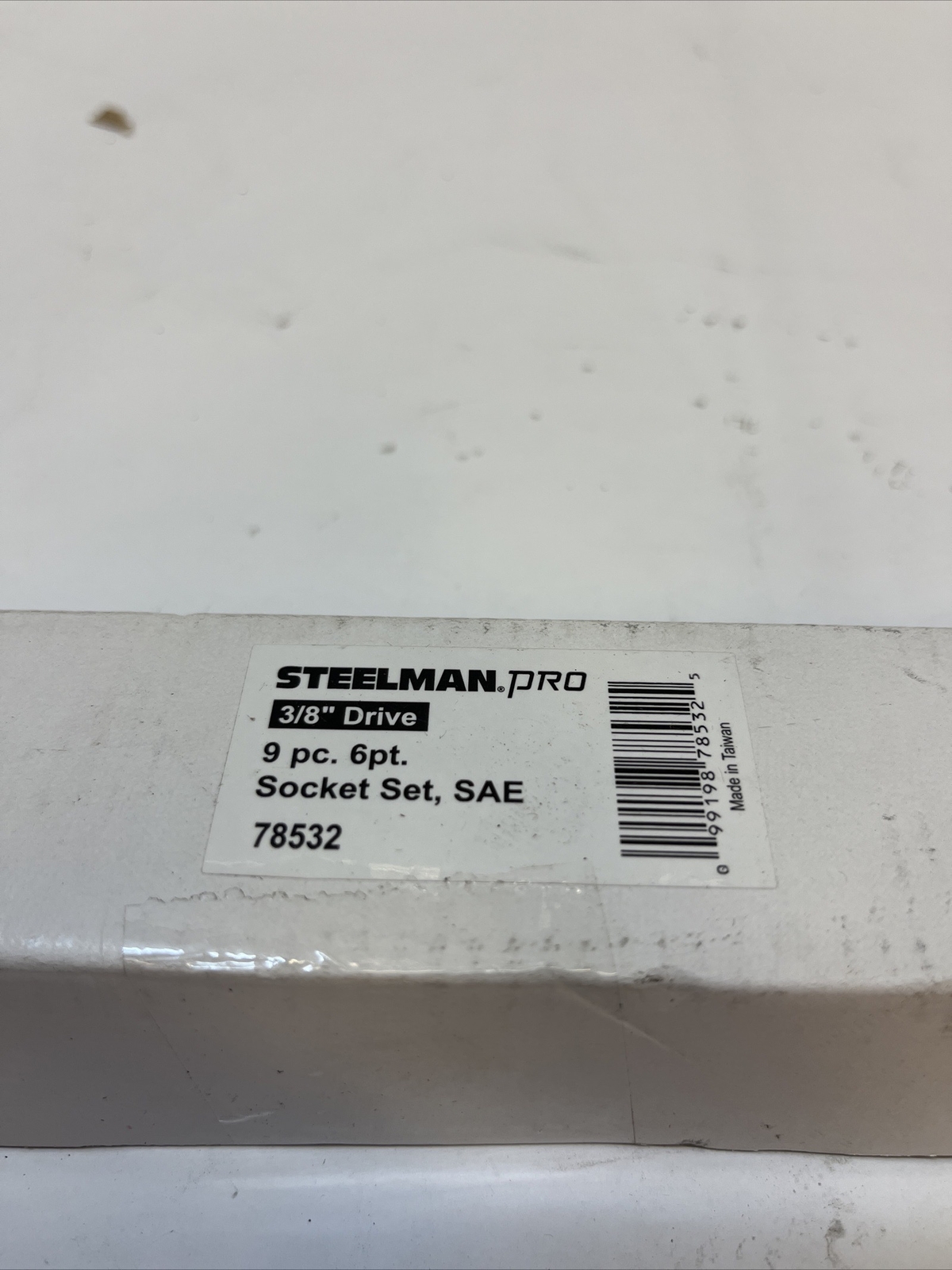 Steelman Pro 3/8 in. Drive 6 Point SAE 9 Piece Socket Set 78532