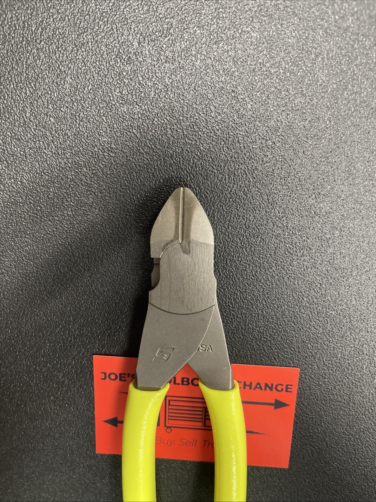 Snap-on Tools USA NEW HI VIS Soft Grip 7″ Diagonal Cutter Pliers 87ACFHV