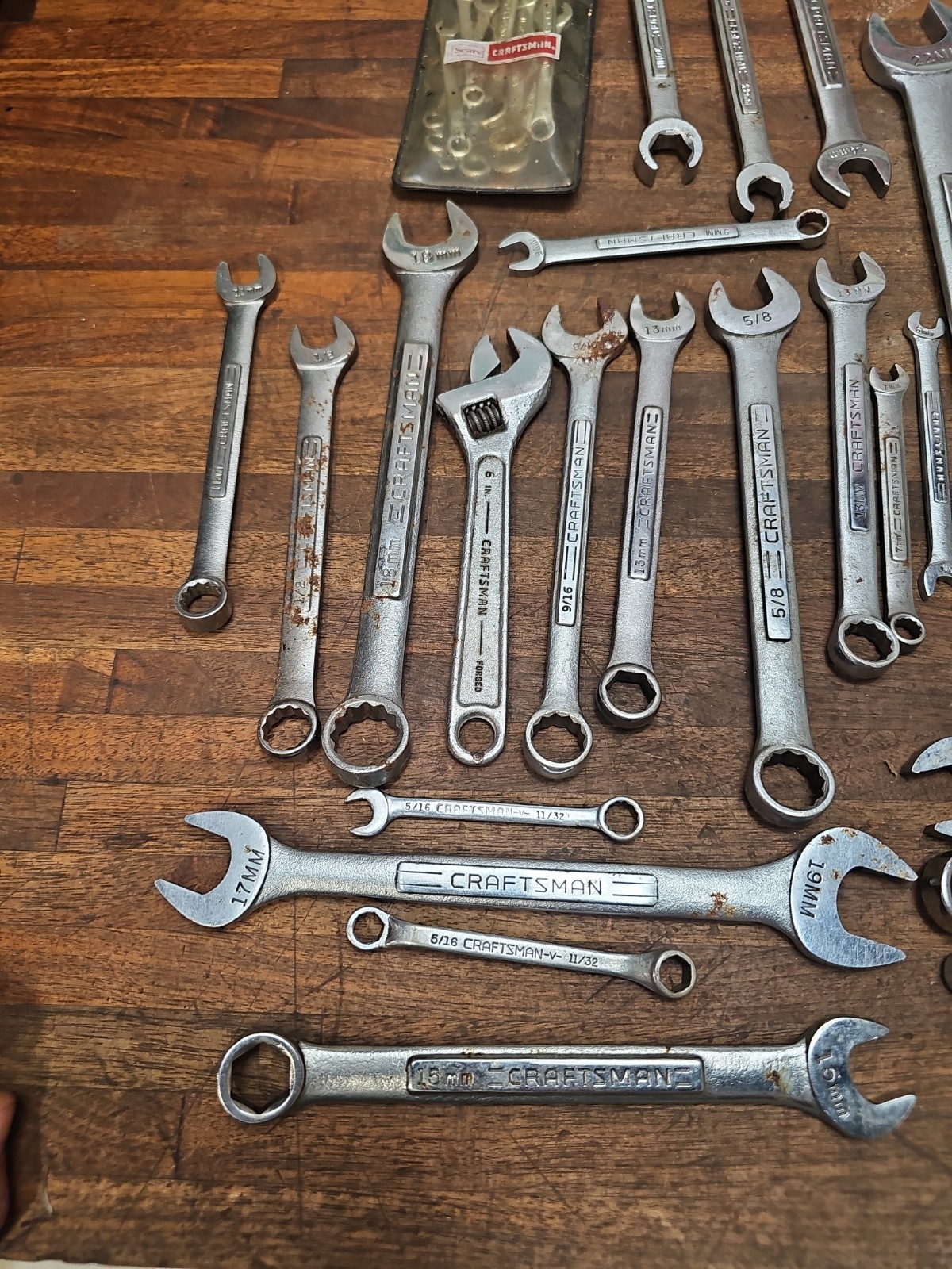 PP15- 50 Vintage USA CRAFTSMAN Wrenches – Assorted SAE & Metric –