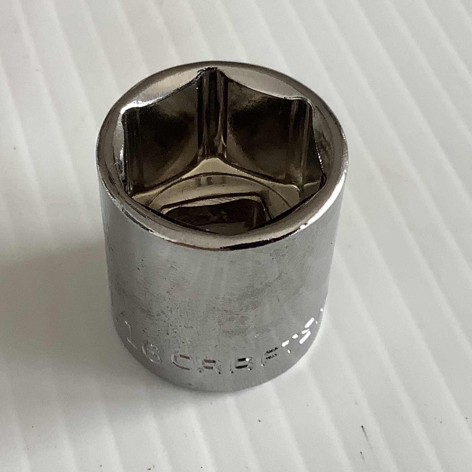 Craftsman 3/8″ Drive Shallow Socket 11/16″ Model S-AF 43006 USA 6 Point