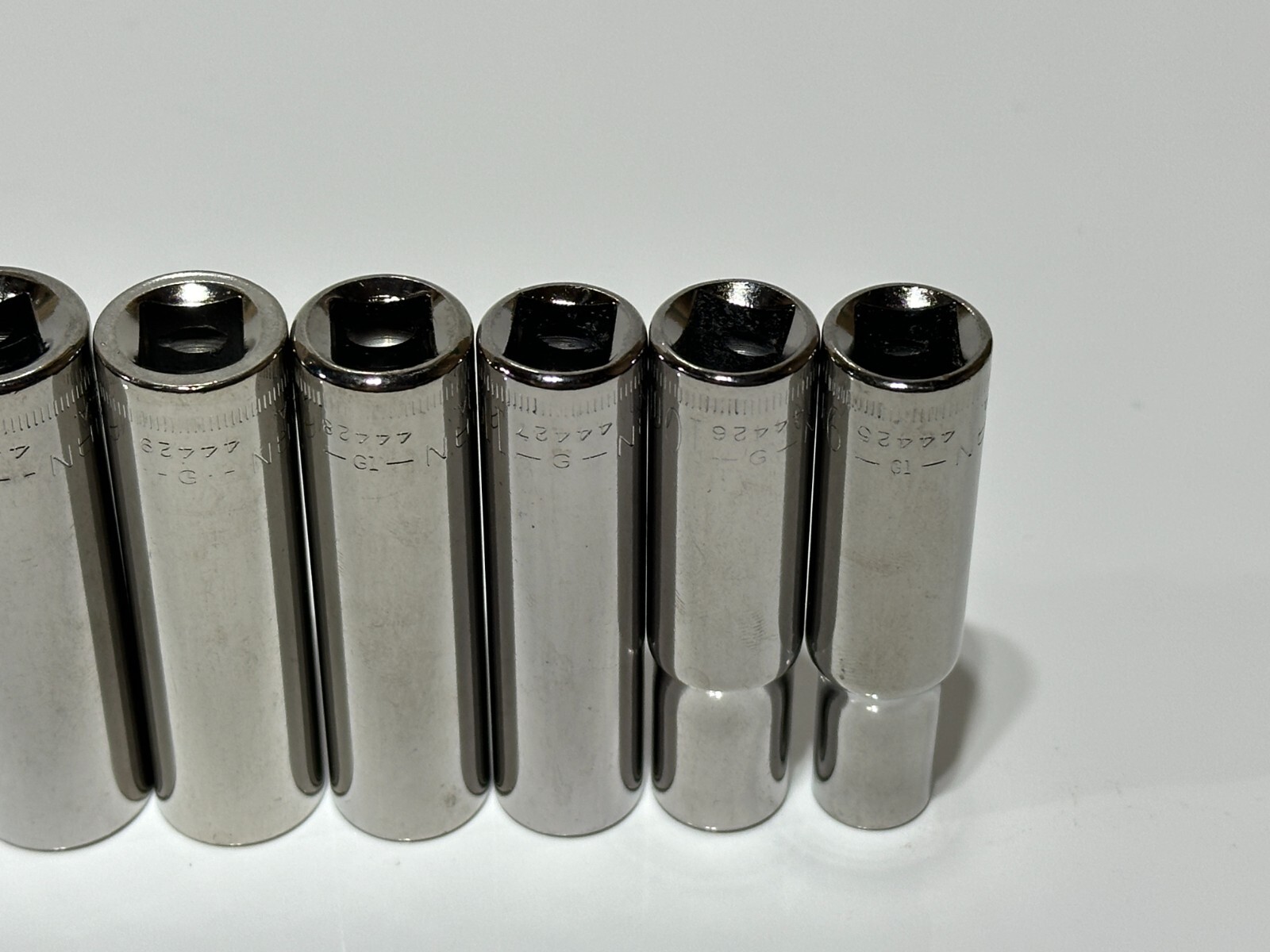 NOS Craftsman USA 11pc Metric 9mm-19mm Deep Socket Set – 3/8″ Drive – 6 Point